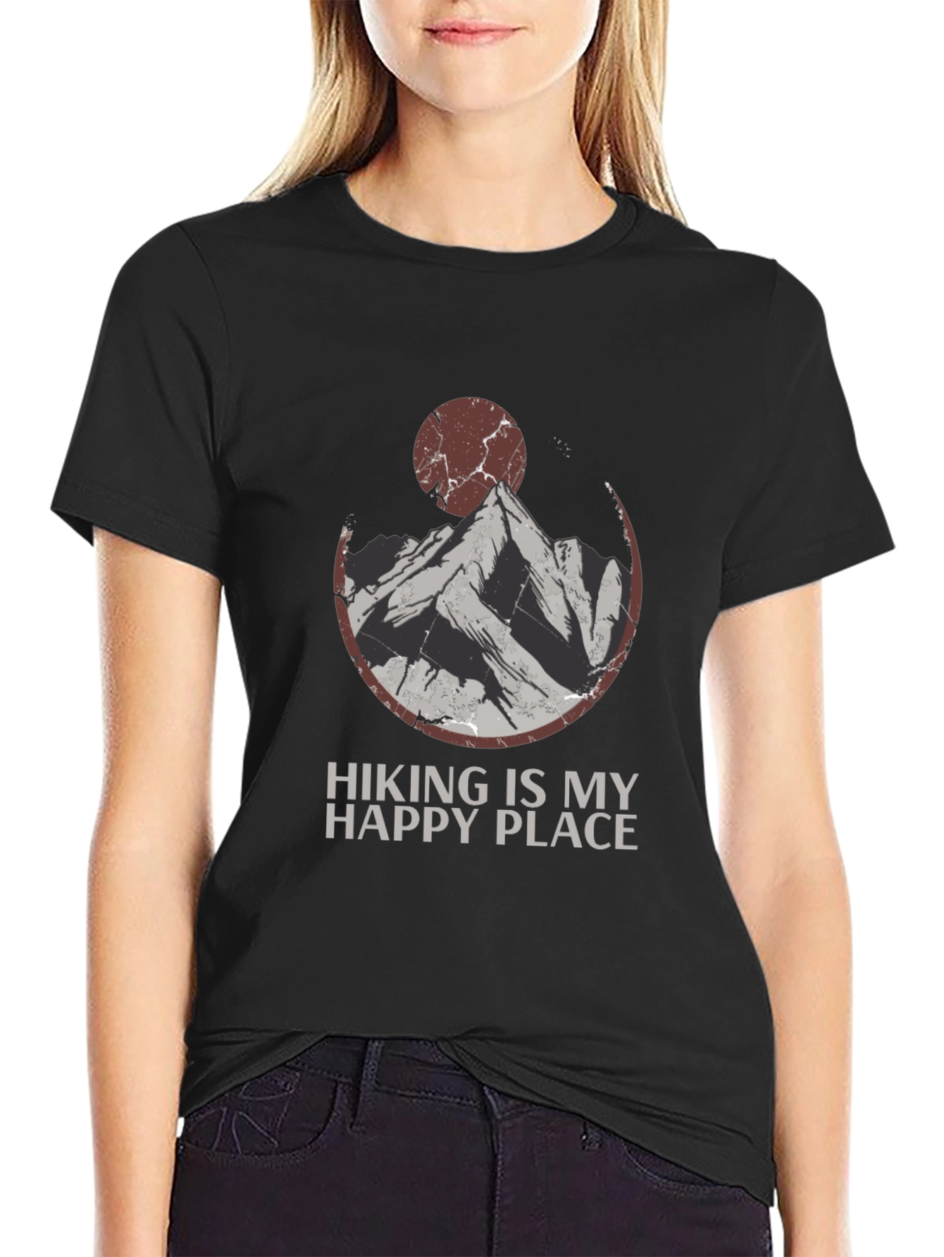 Hiking is My Happy Place Graphic Tee