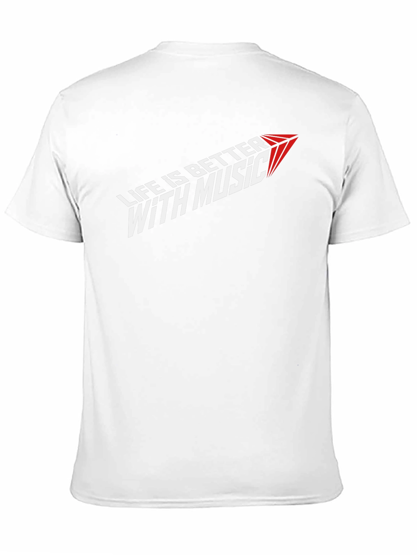 Life is Better with Music Graphic Tee - Black