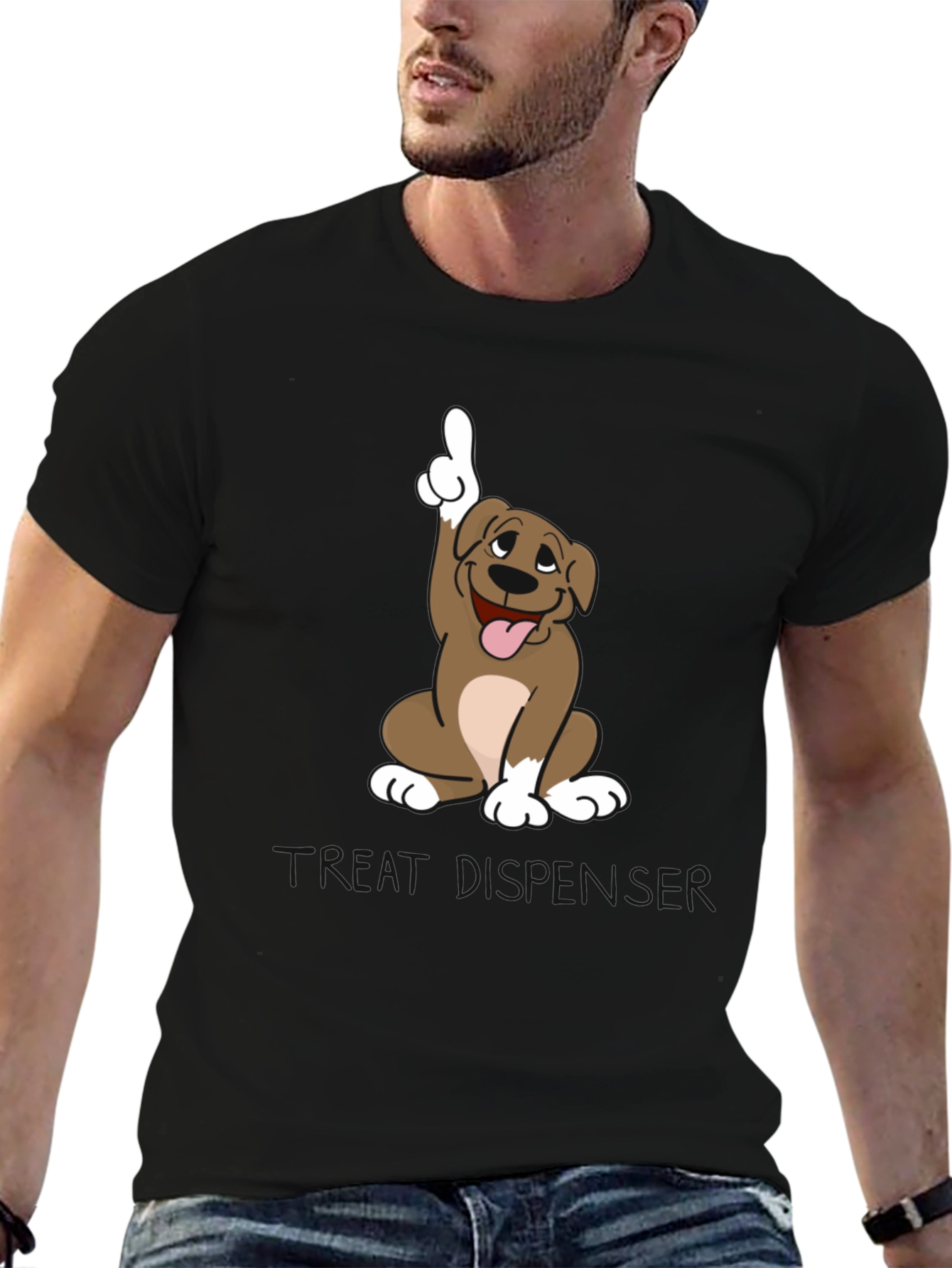 Funny Dog Cartoon Graphic Tee