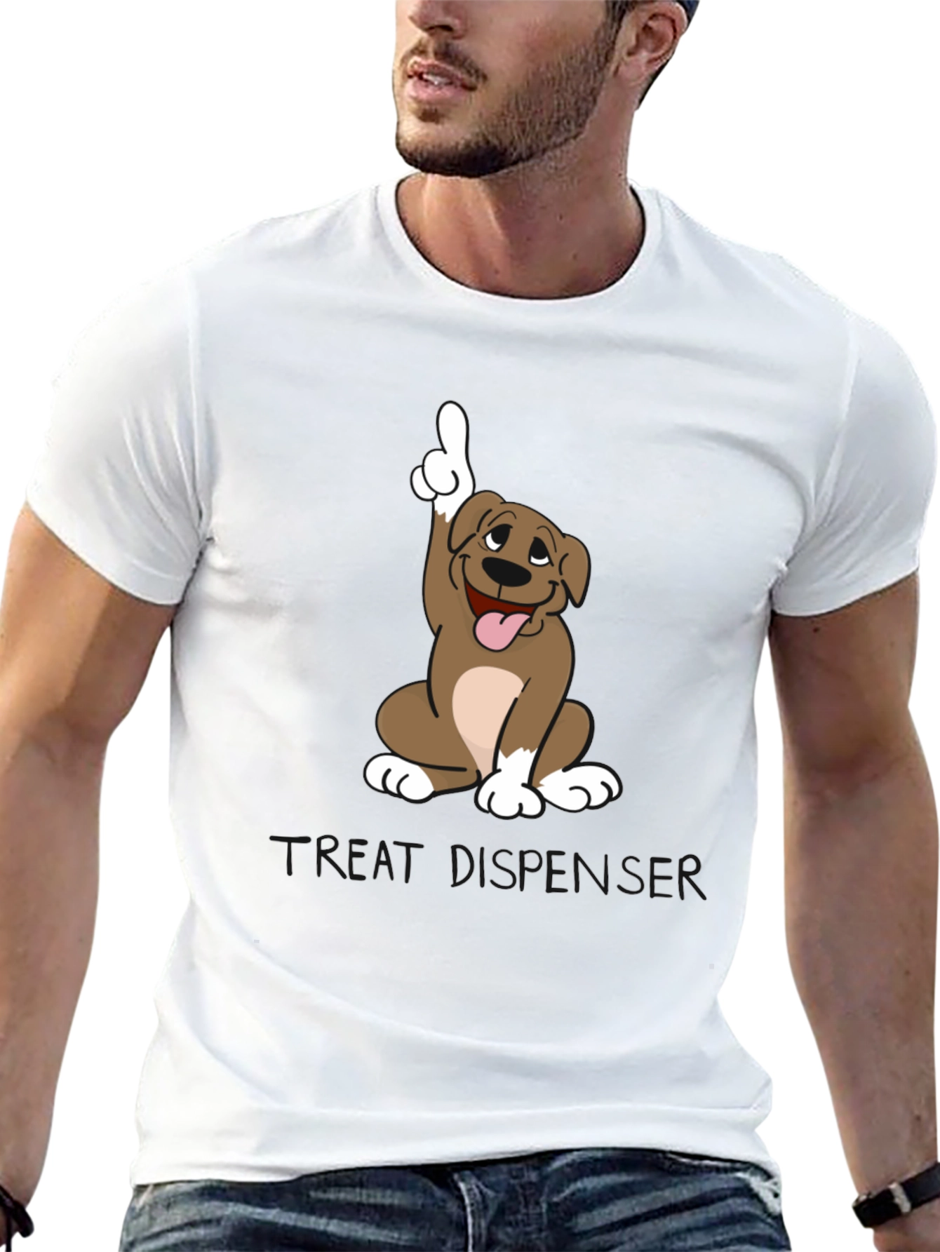 Funny Dog Cartoon Graphic Tee