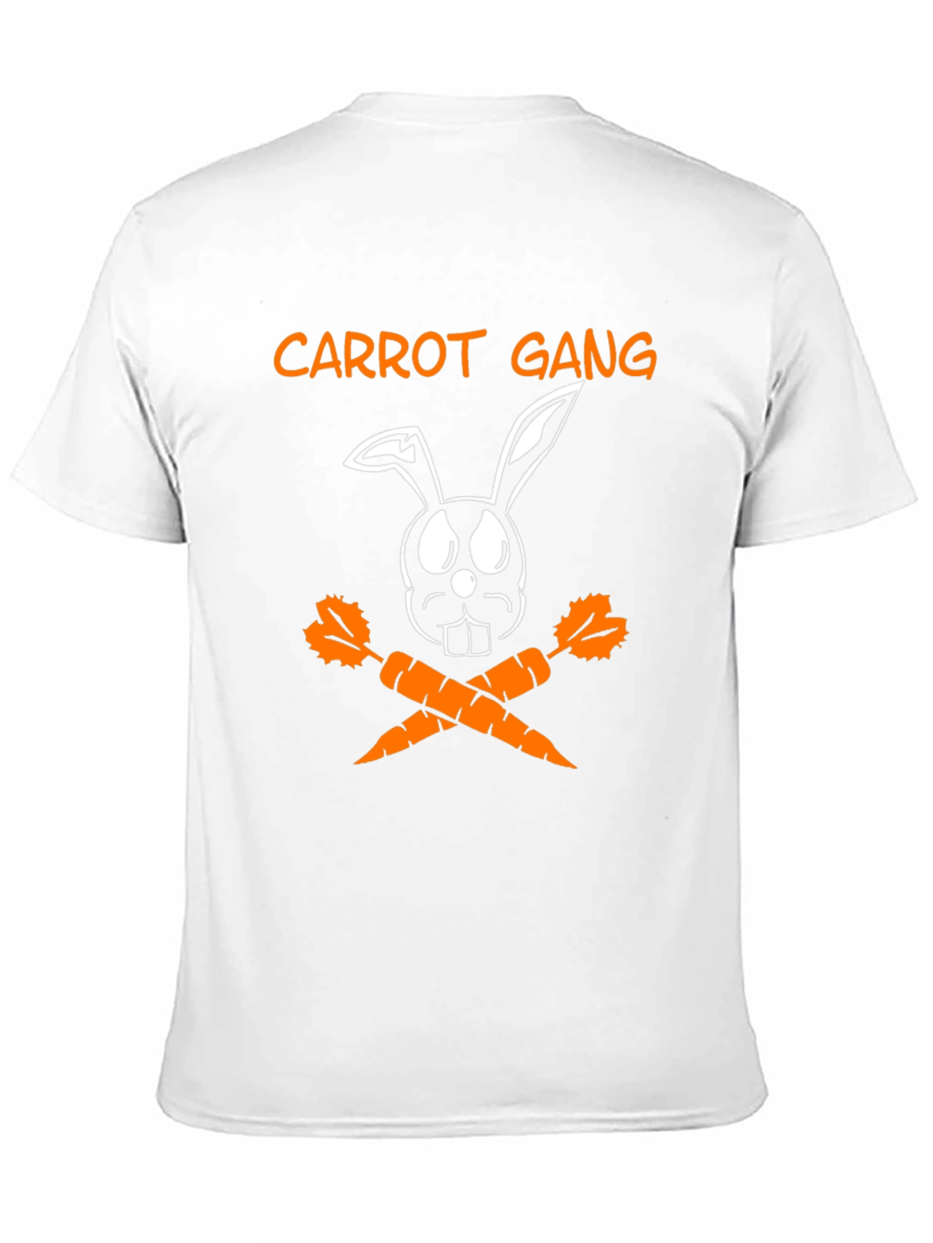 Carrot Gang Bunny T-Shirt - Black Cotton Tee