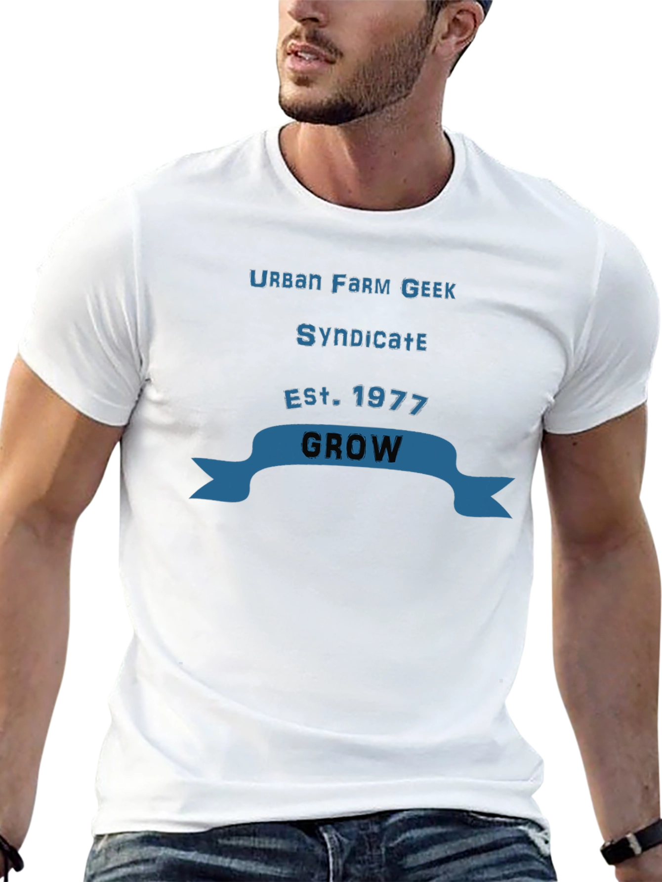Urban Farm Geek Syndicate Est. 1977 Grow T-Shirt