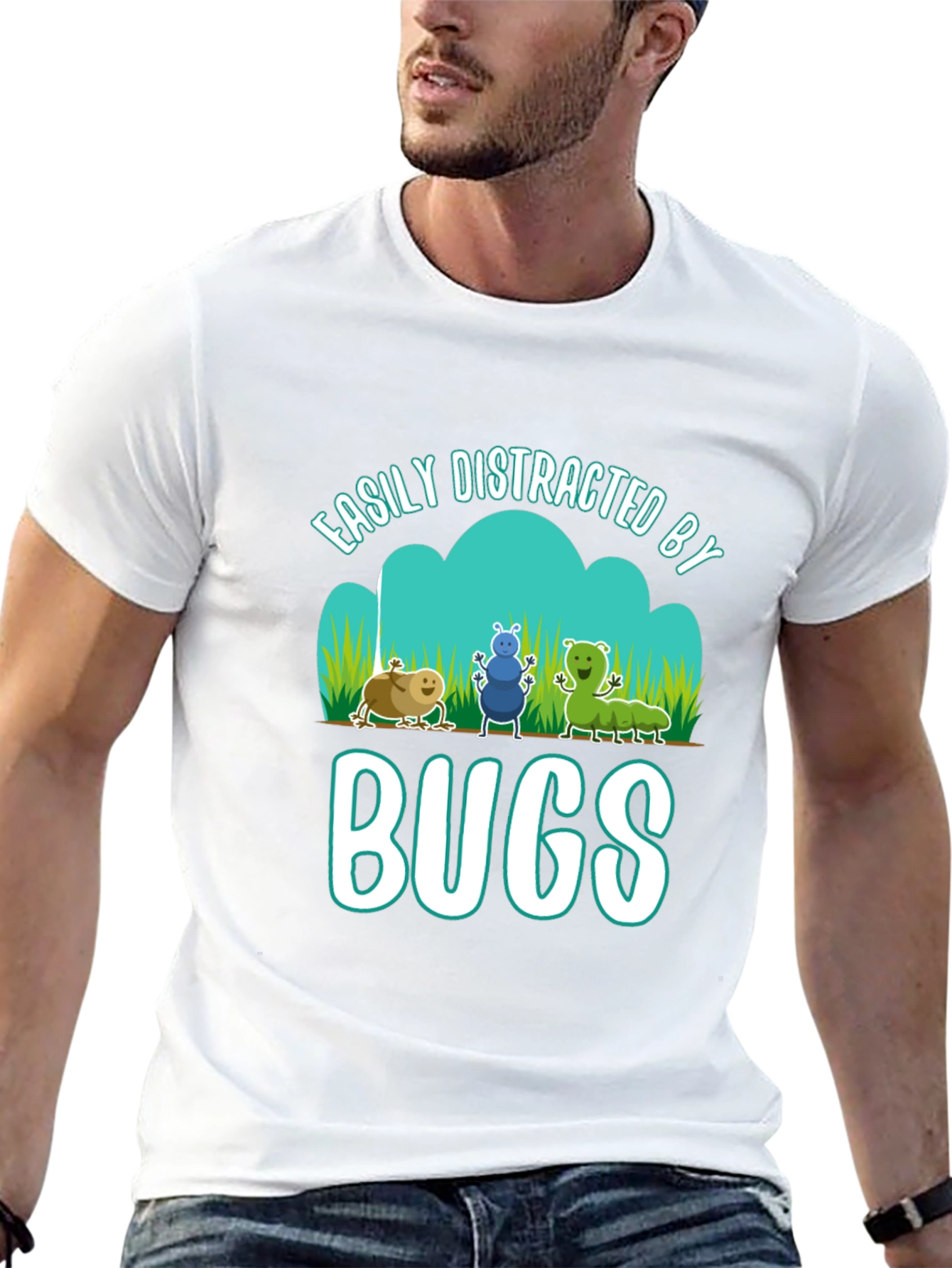 Easily Distracted By Bugs T-Shirt