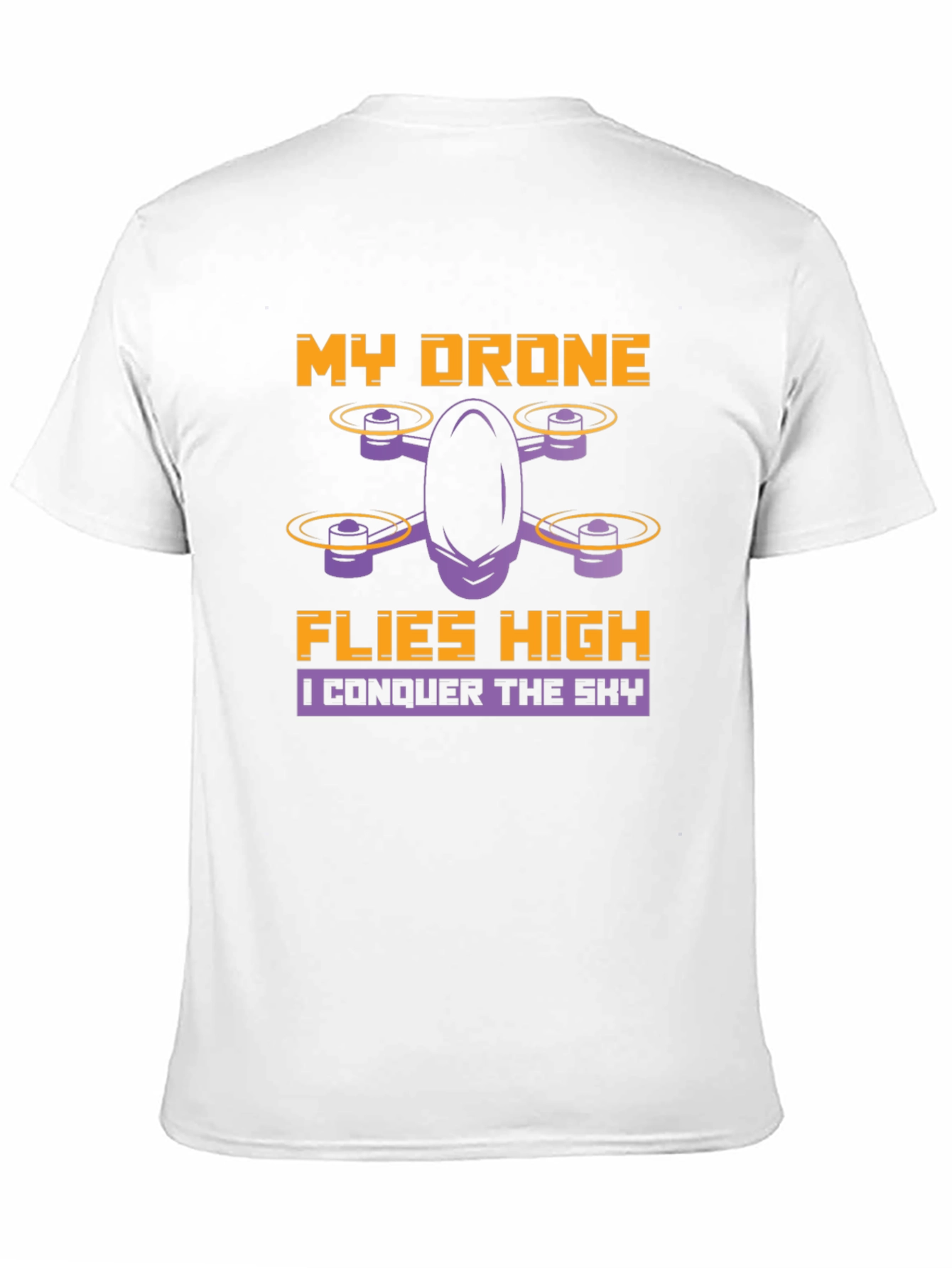 My Drone Flies High T-Shirt - Drone Enthusiast Apparel