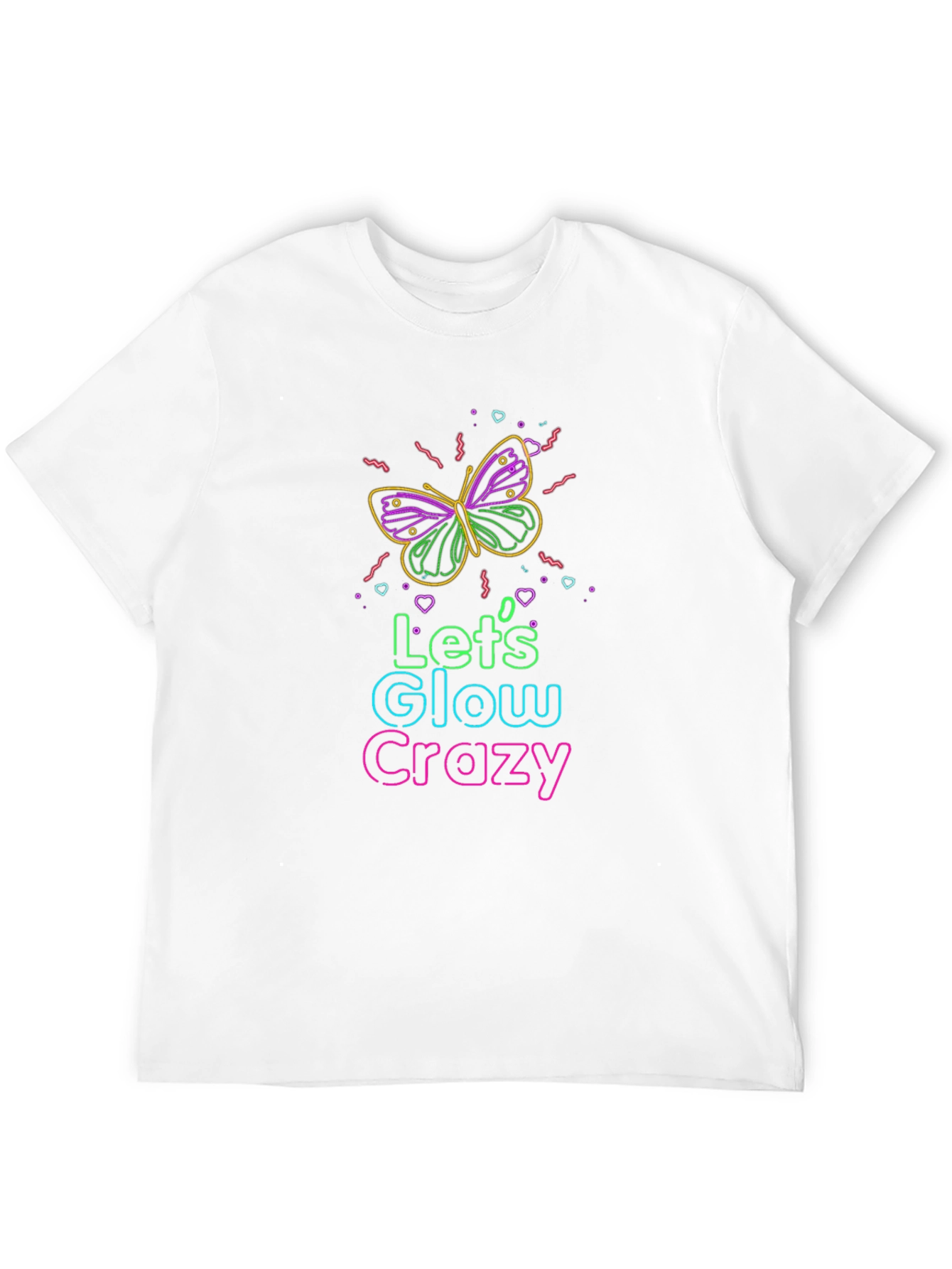 Lets Glow Crazy Graphic Tee