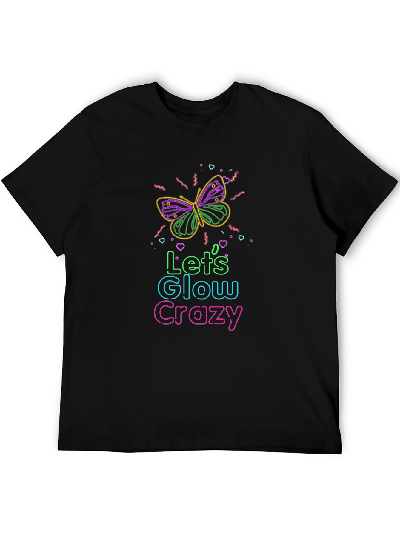 Lets Glow Crazy Graphic Tee