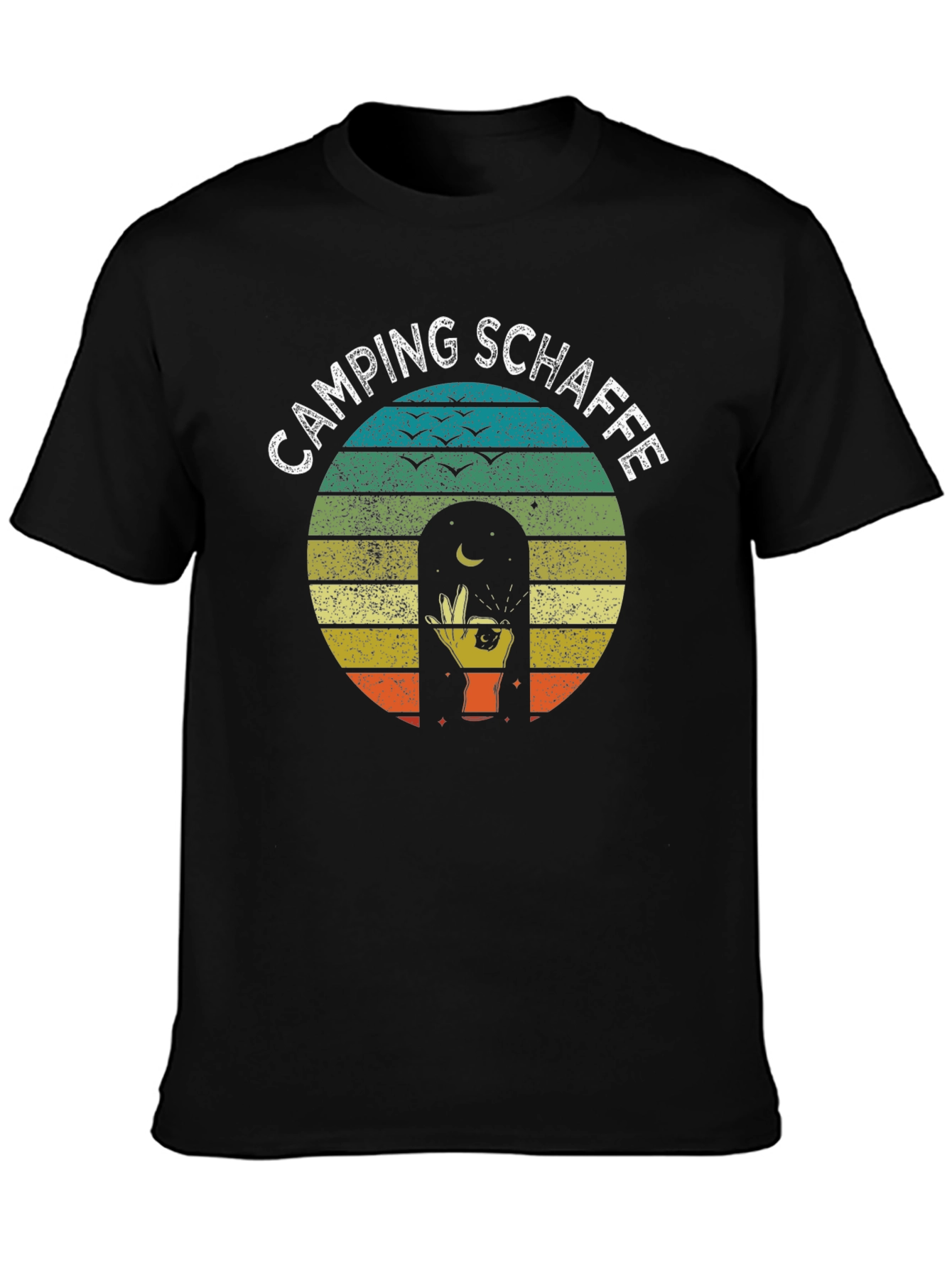 Camping Schaffe T-Shirt Retro Camping Tee