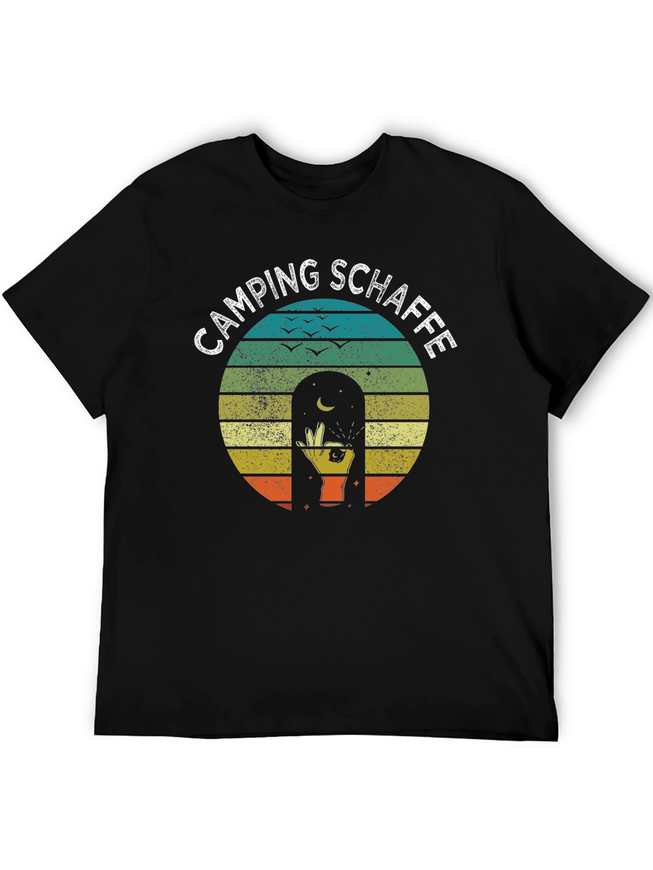 Camping Schaffe T-Shirt Retro Camping Tee