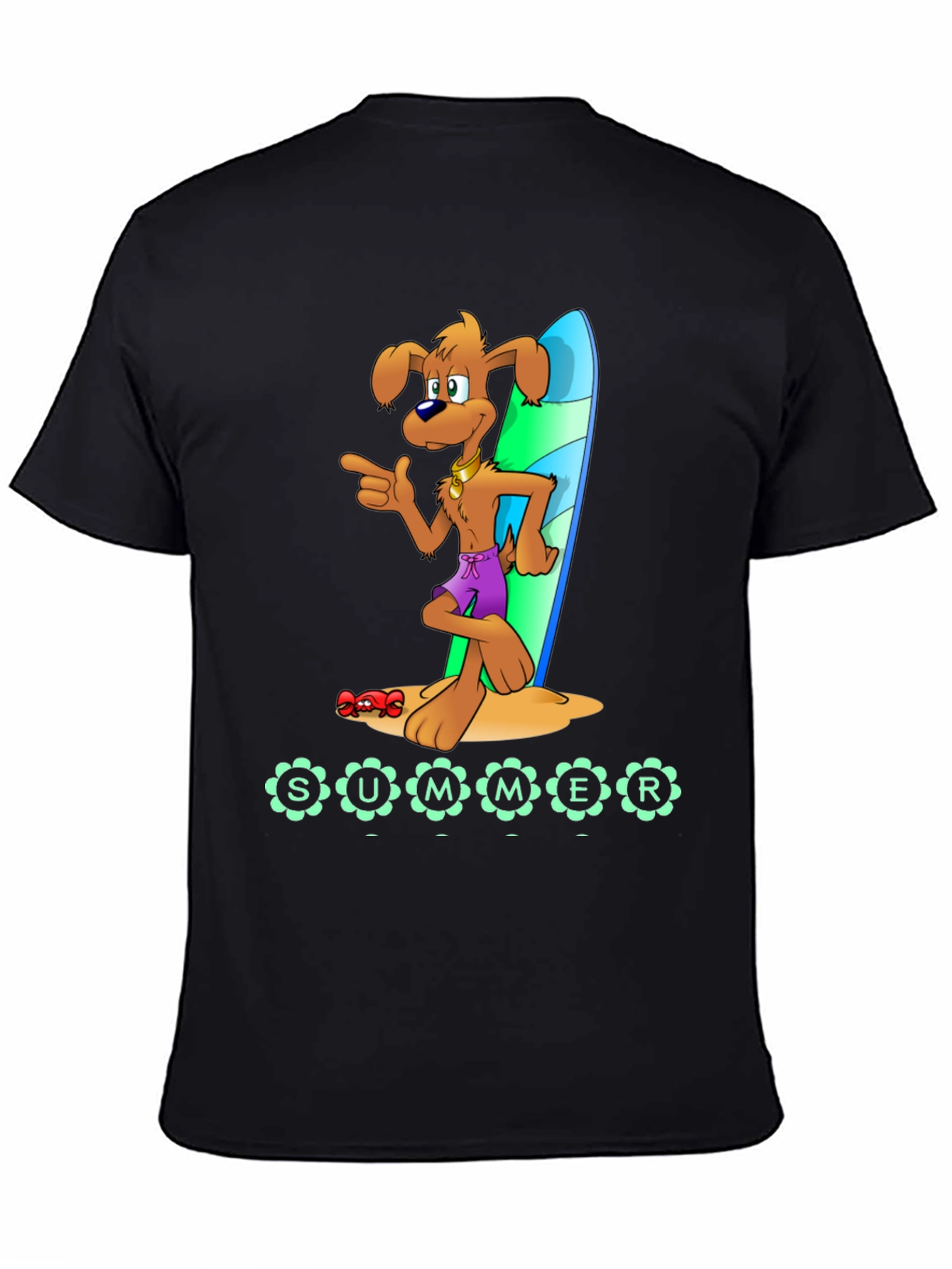Summer Surf Dog T-Shirt