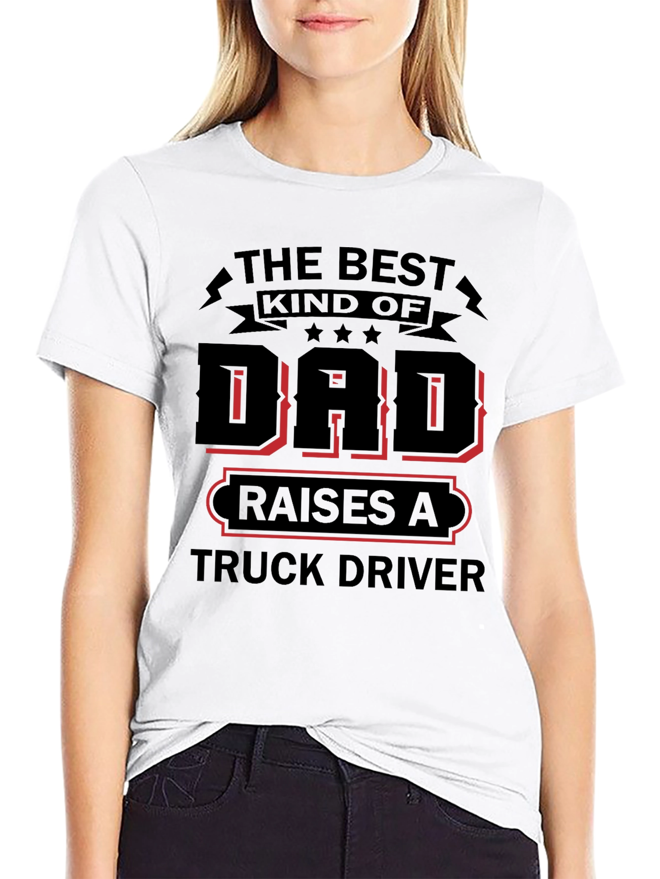 Best Kind of Dad Truck Driver T-Shirt
