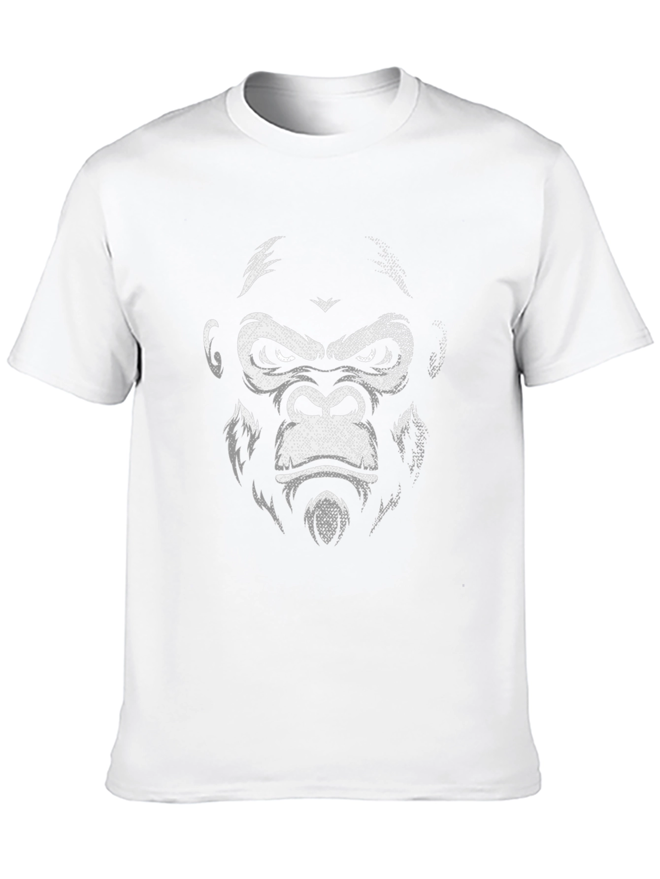 Mens Gorilla Graphic Print Black T-Shirt