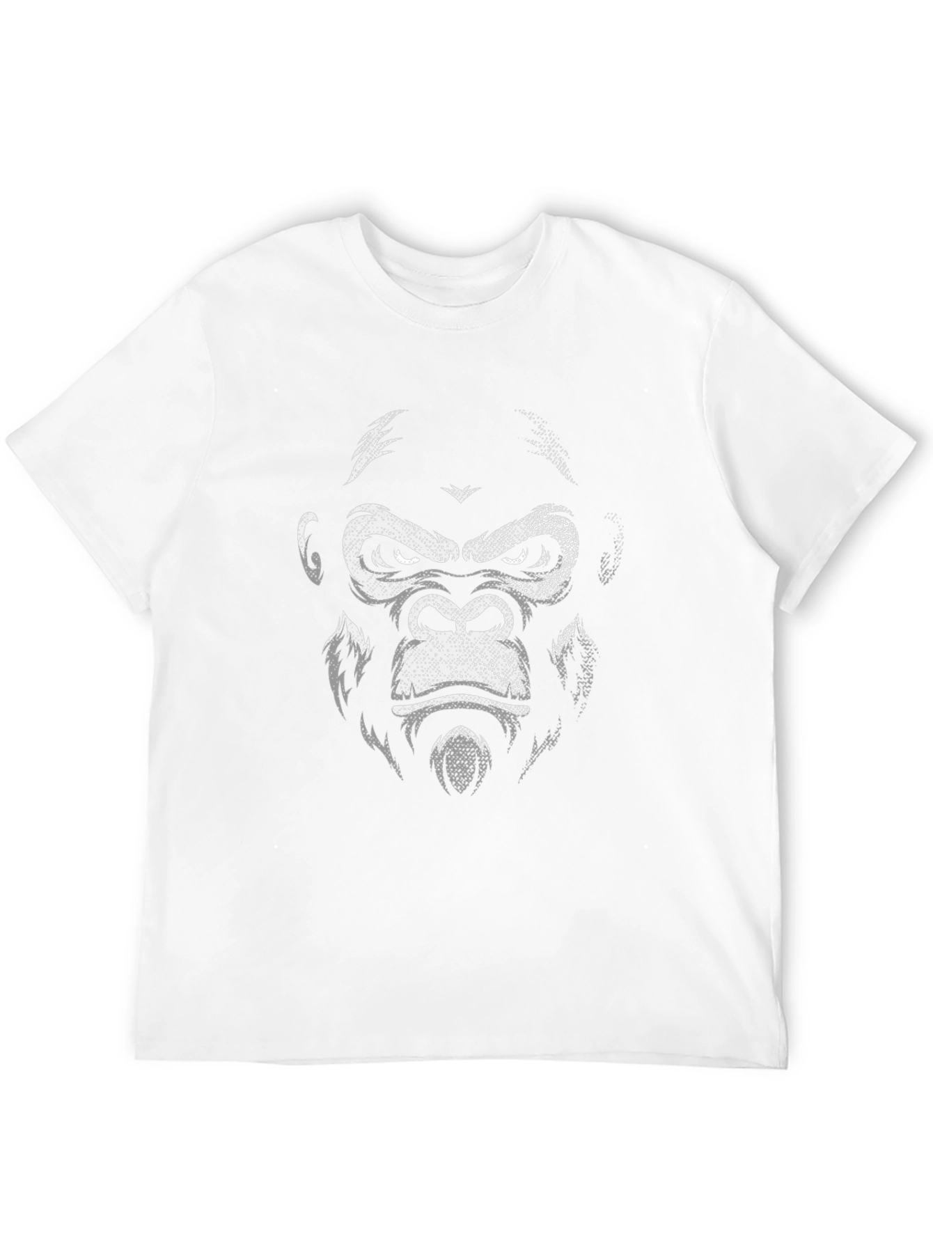 Mens Gorilla Graphic Print Black T-Shirt