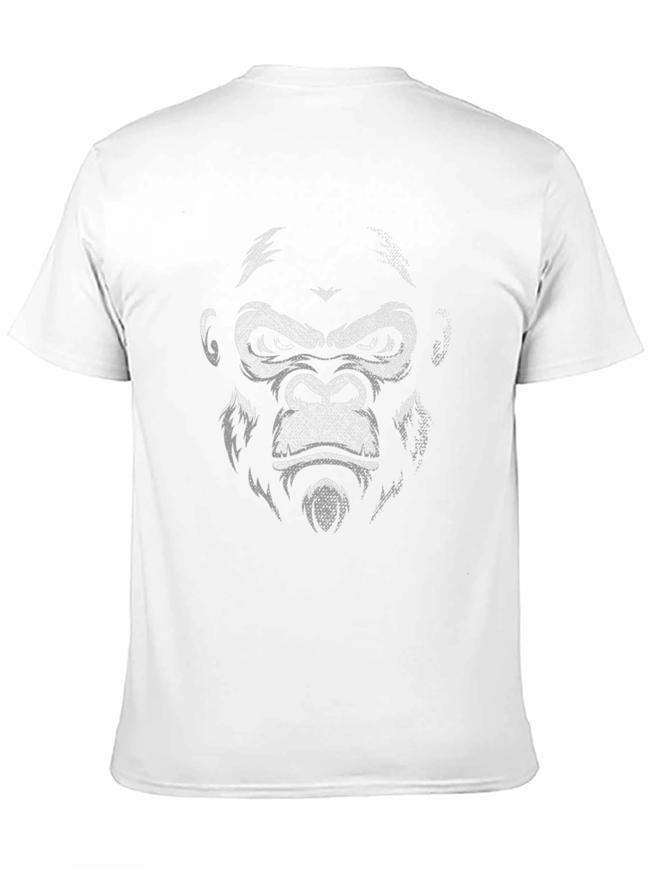 Mens Gorilla Graphic Print Black T-Shirt
