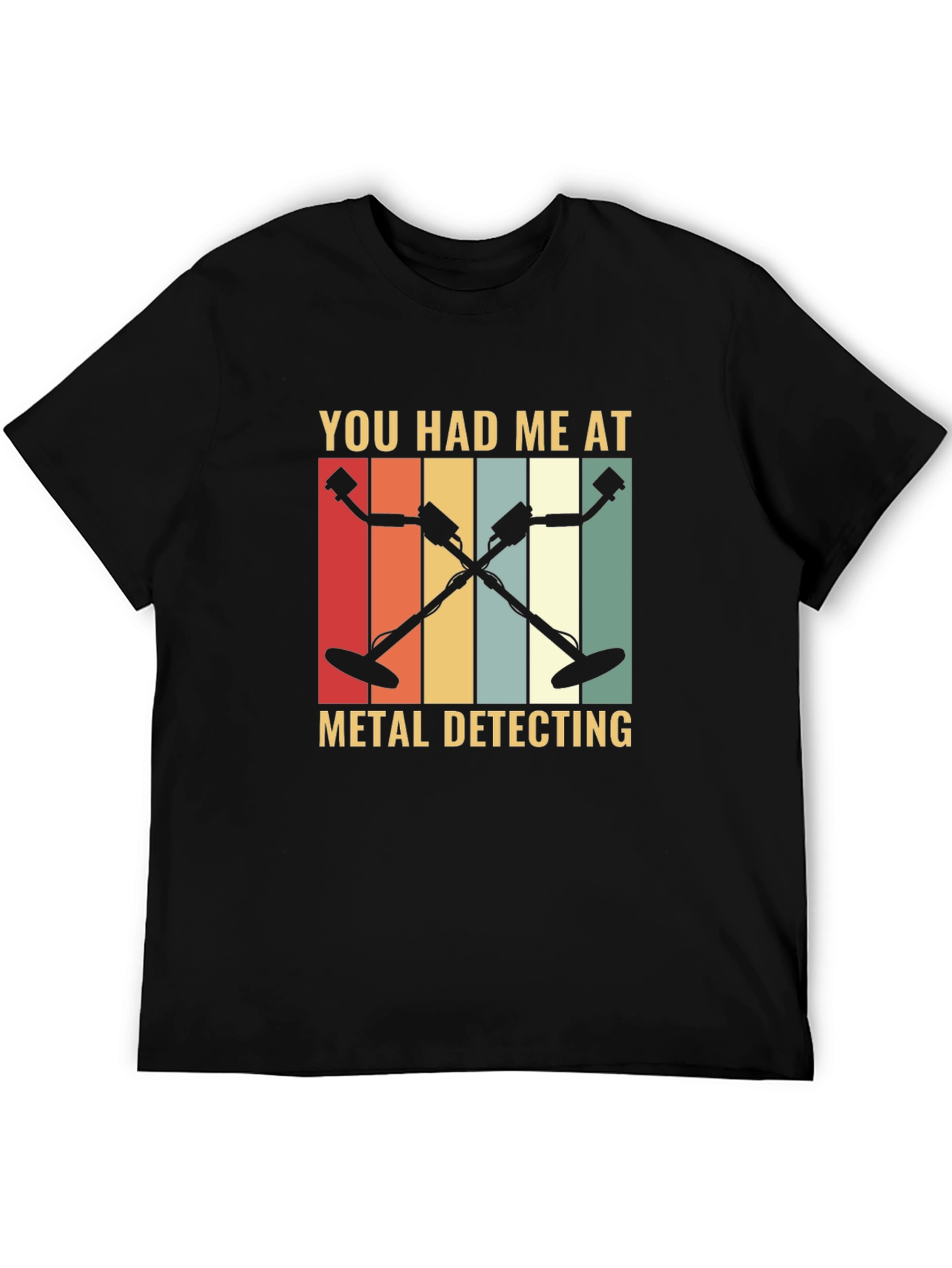 Metal Detecting Graphic Tee - Retro Hobby Shirt