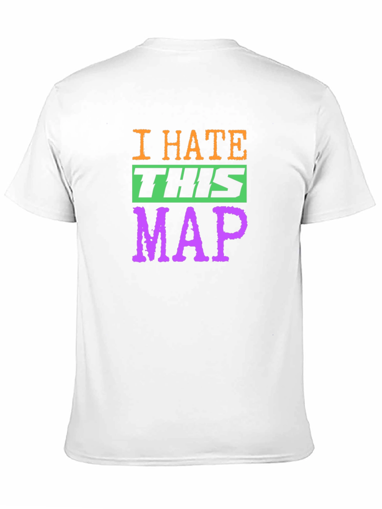 I Hate This Map Graphic T-Shirt