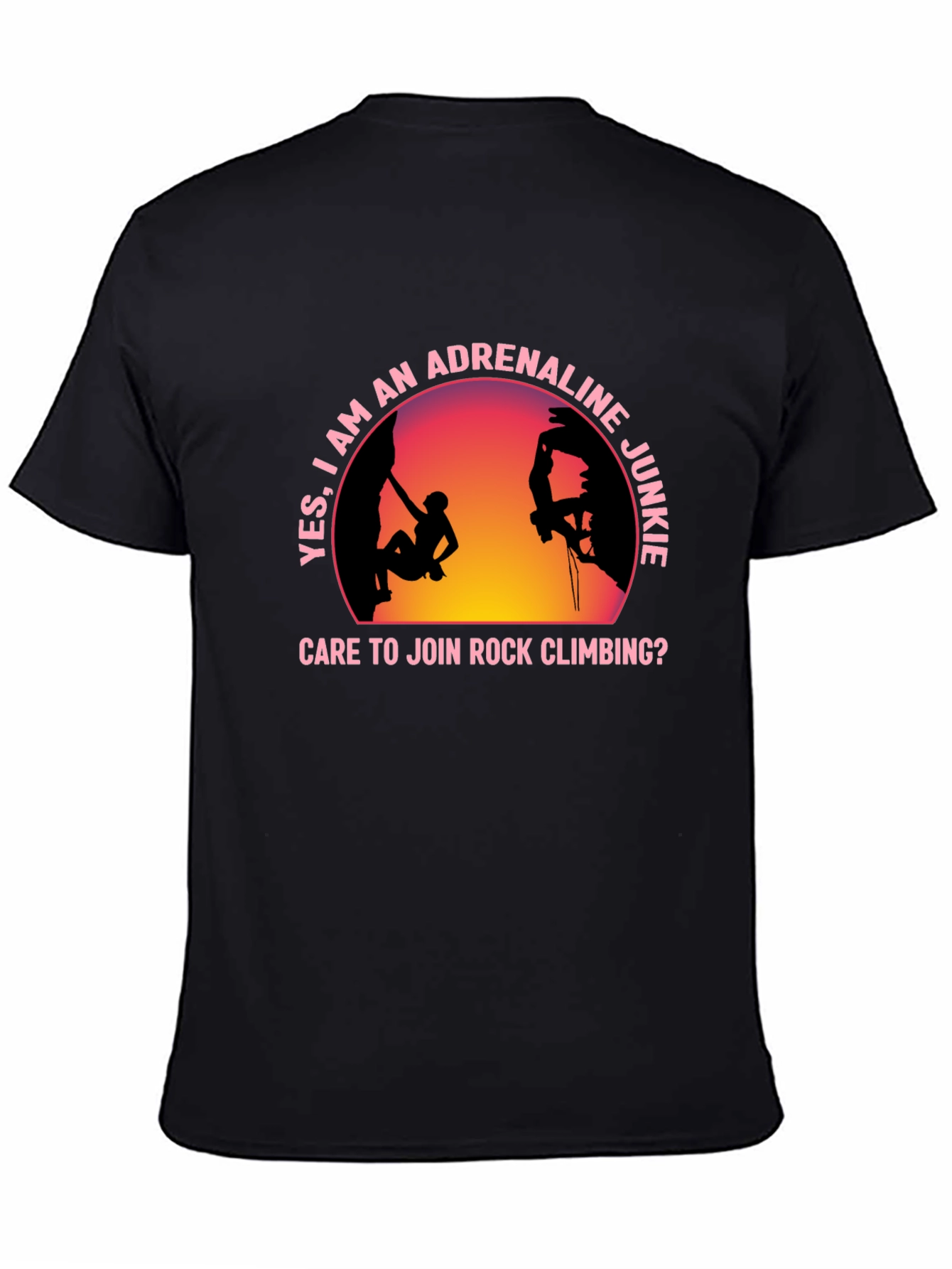 Adrenaline Junkie Rock Climbing T-Shirt