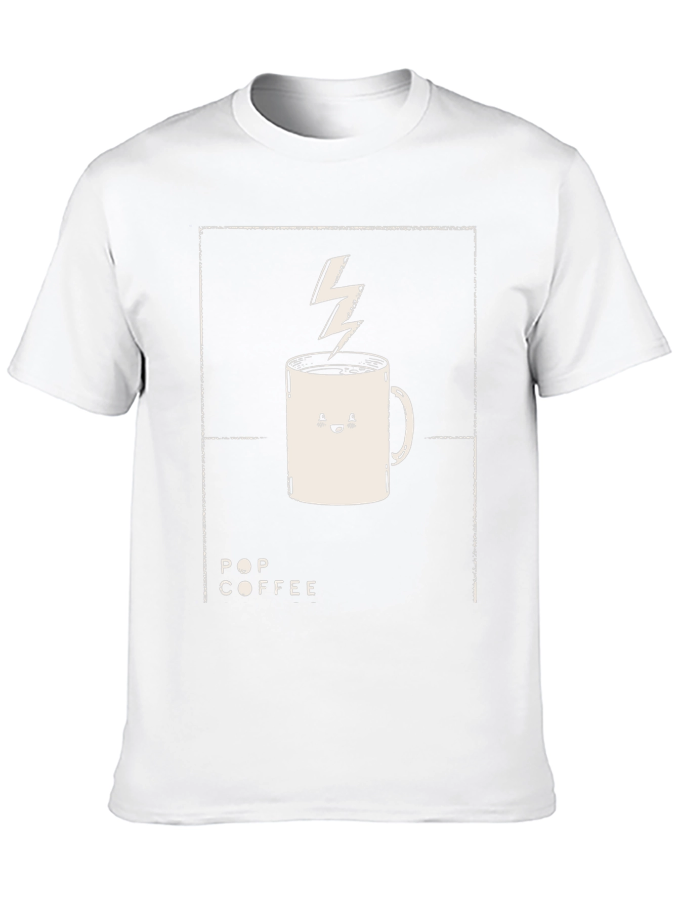 Pop Coffee T-Shirt - Lightning Mug Graphic Tee