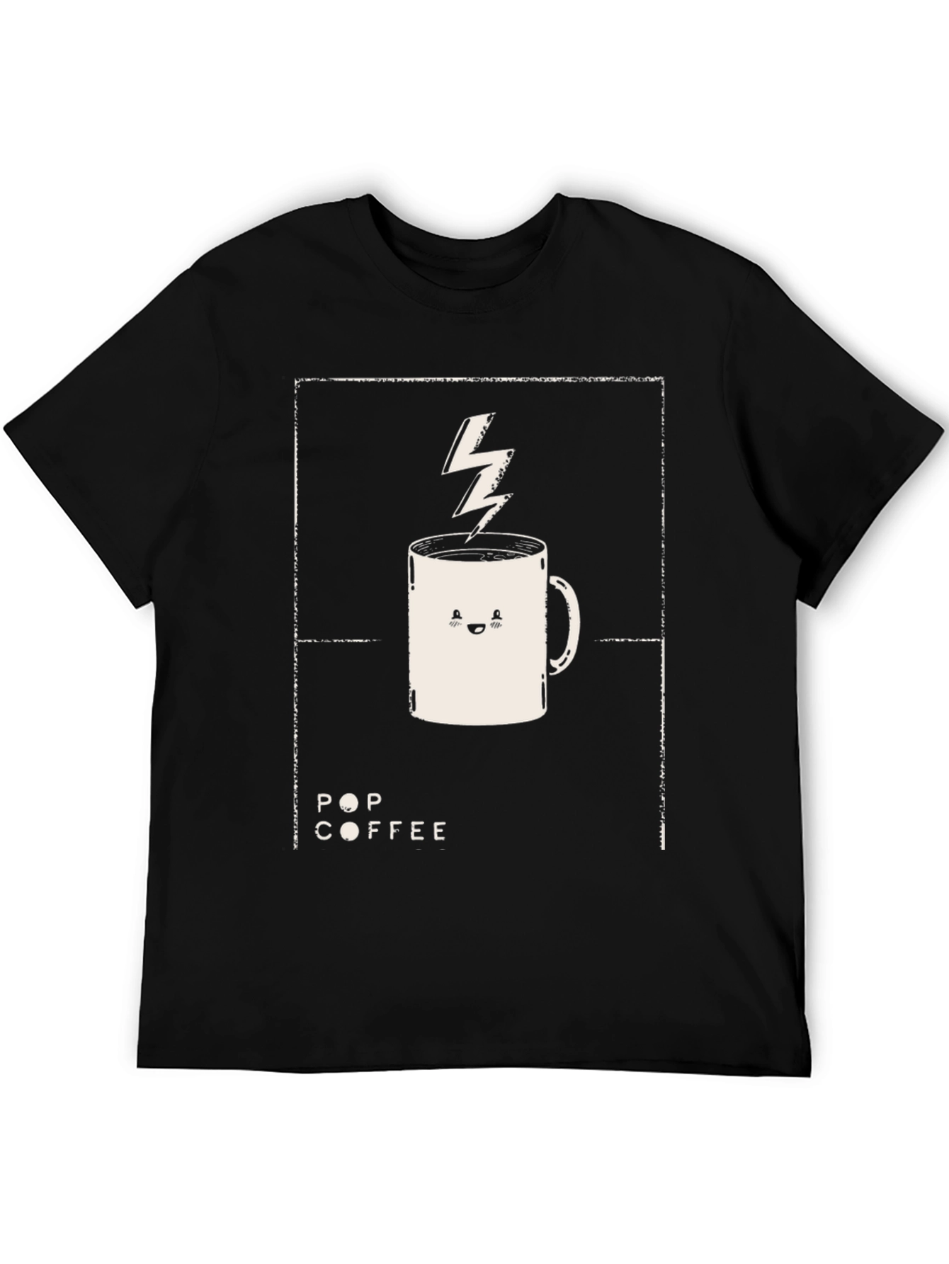 Pop Coffee T-Shirt - Lightning Mug Graphic Tee