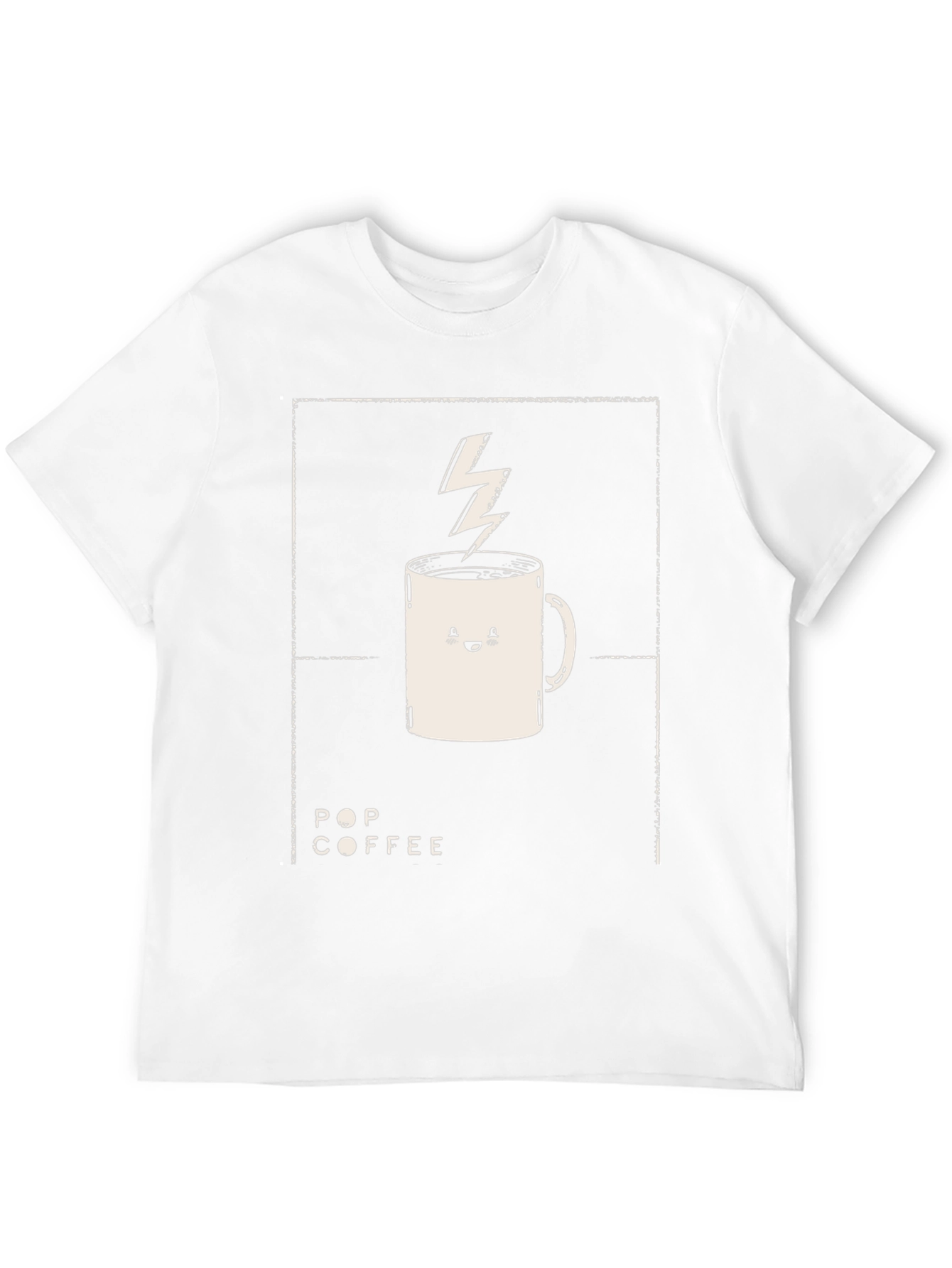 Pop Coffee T-Shirt - Lightning Mug Graphic Tee