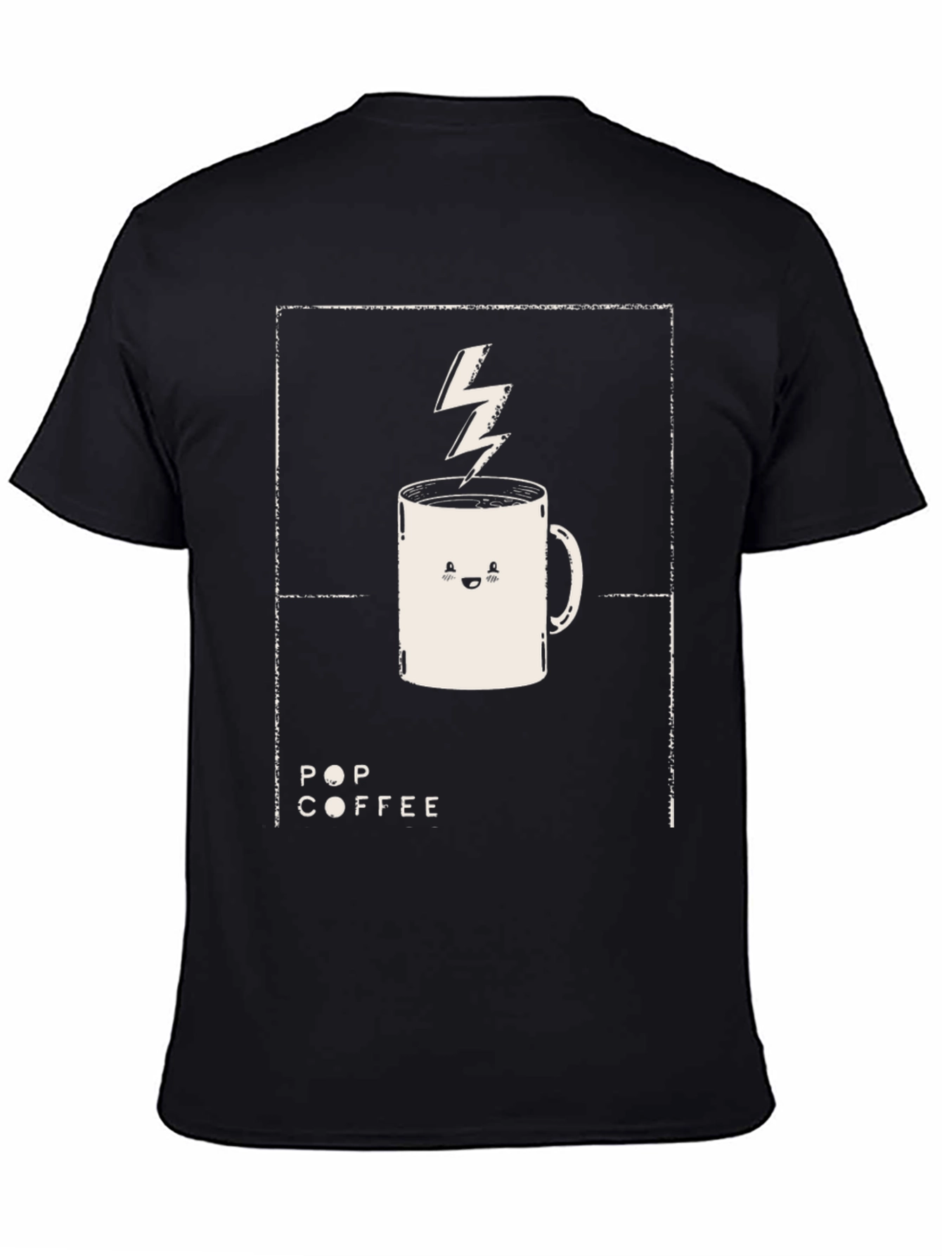 Pop Coffee T-Shirt - Lightning Mug Graphic Tee