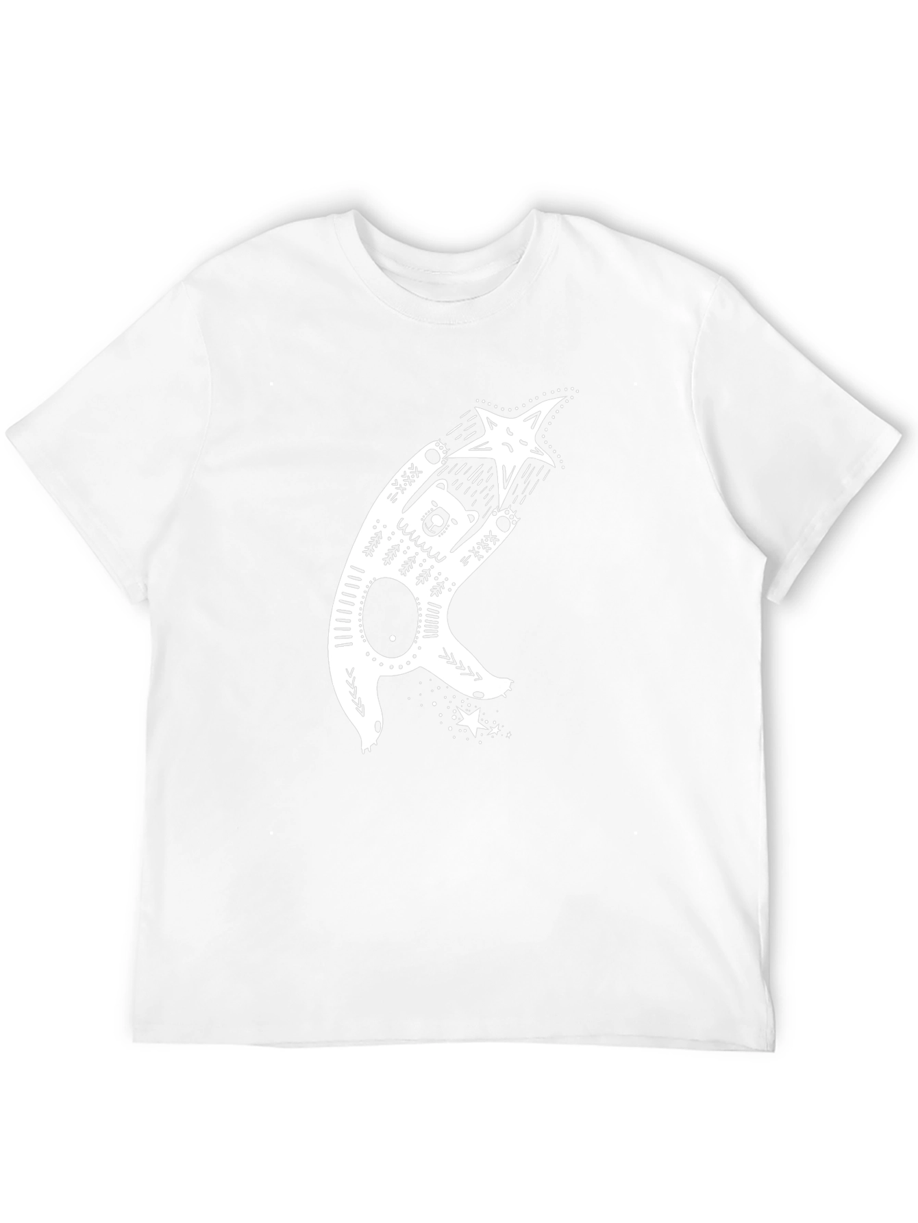 Stylized Bear Graphic Tee