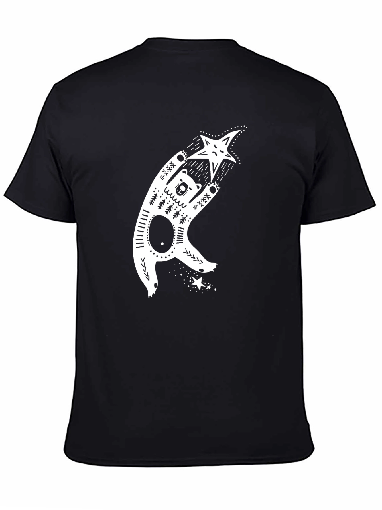 Stylized Bear Graphic Tee