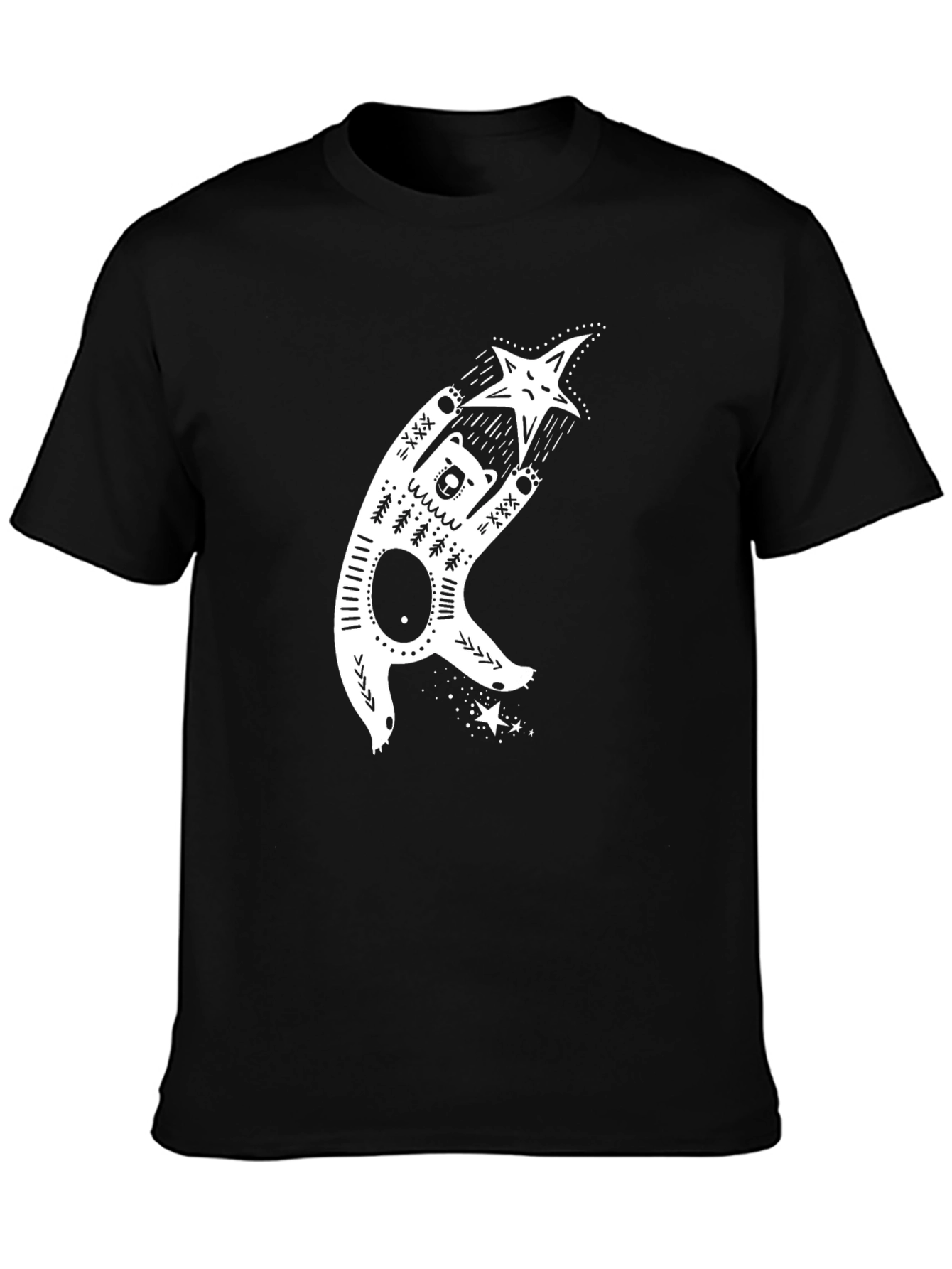 Stylized Bear Graphic Tee