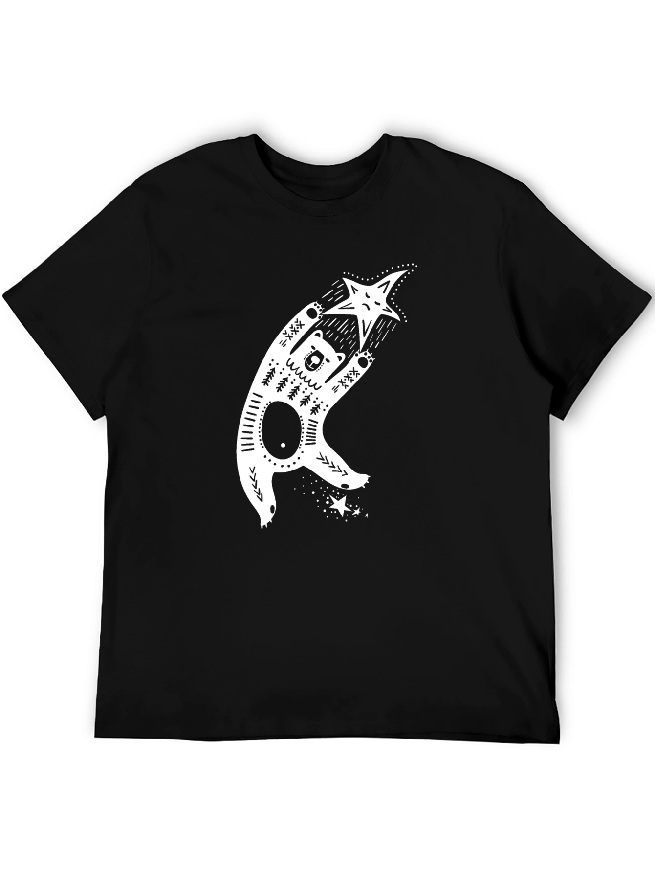 Stylized Bear Graphic Tee