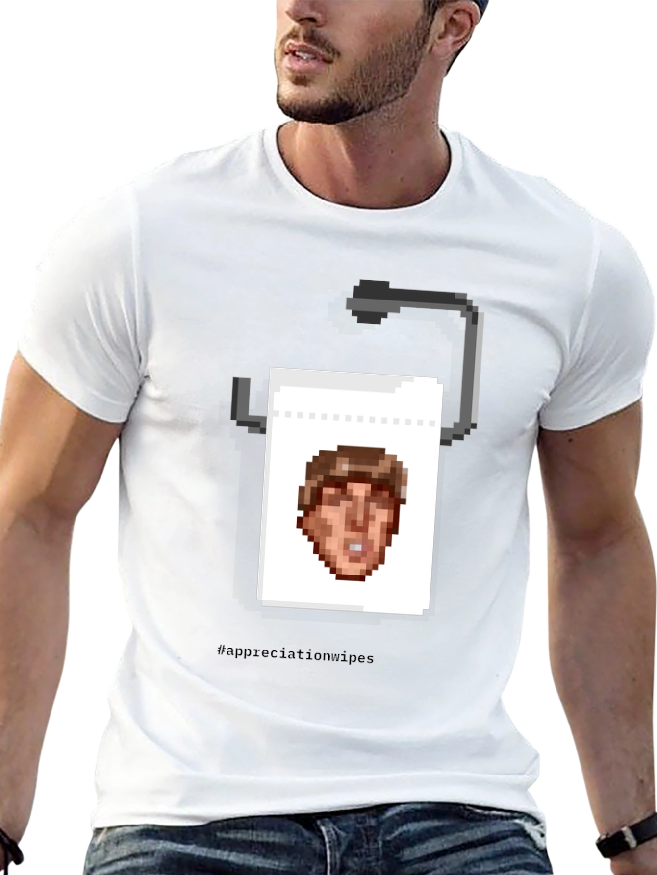 Humorous Pixel Art T-Shirt