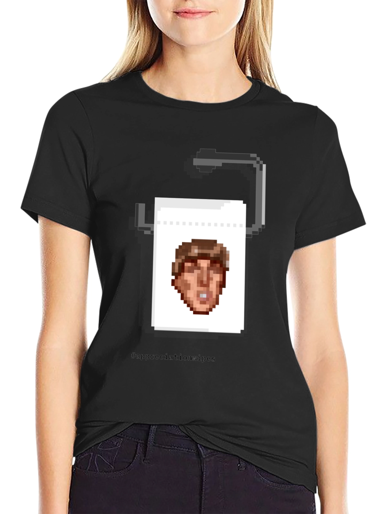 Humorous Pixel Art T-Shirt