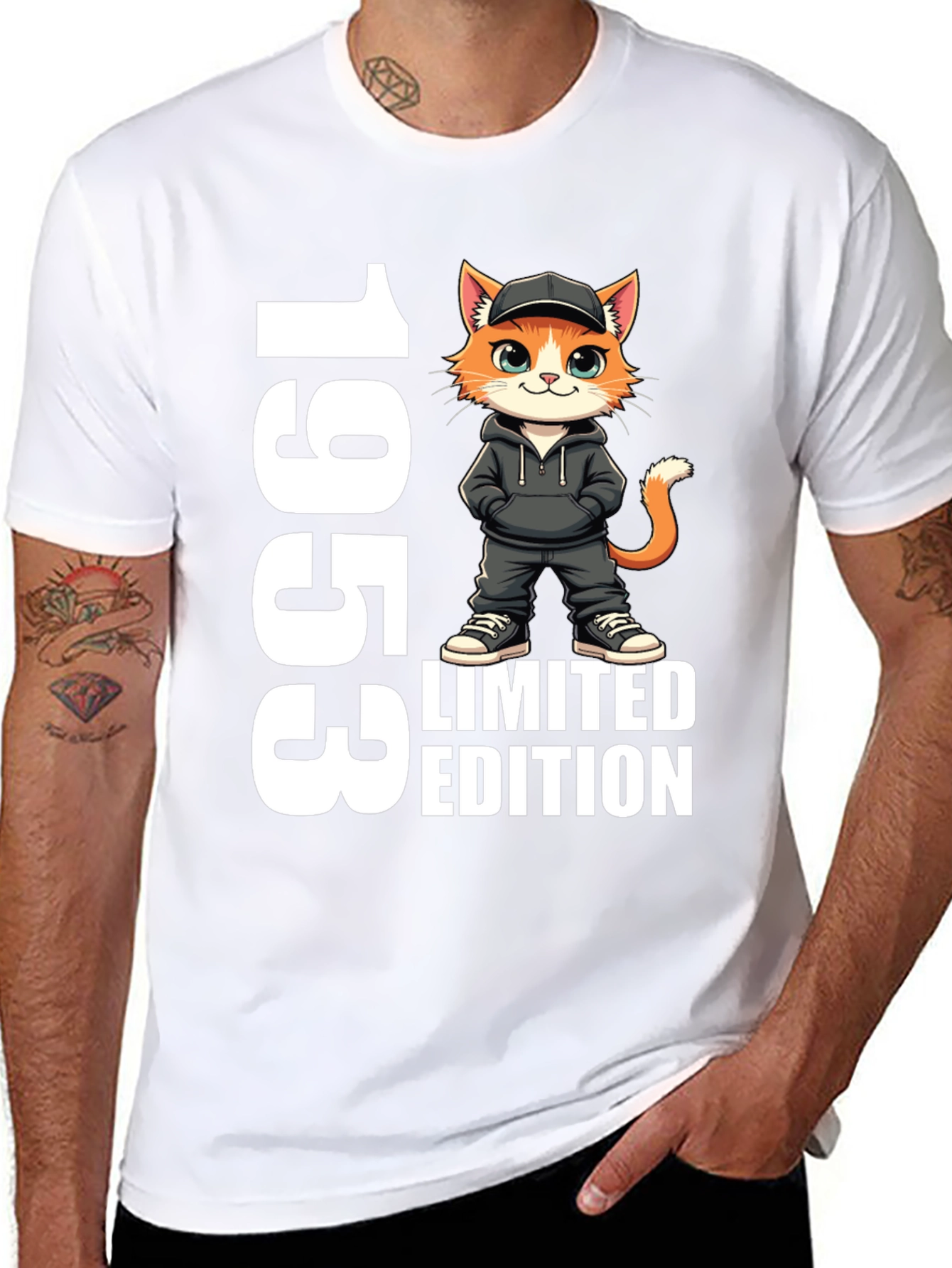 1953 Limited Edition Cat Graphic T-Shirt