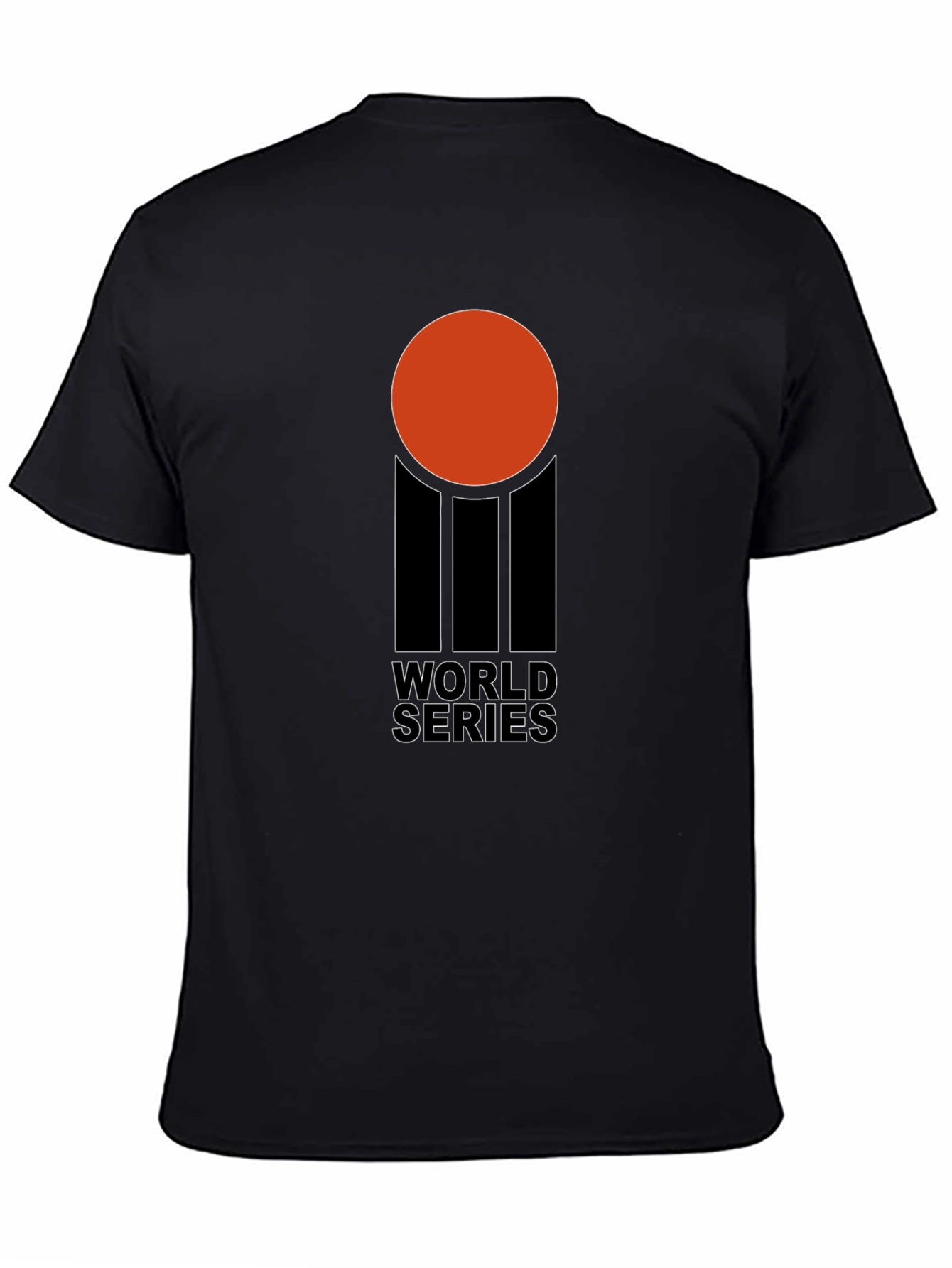 Retro World Series Graphic T-Shirt - Black