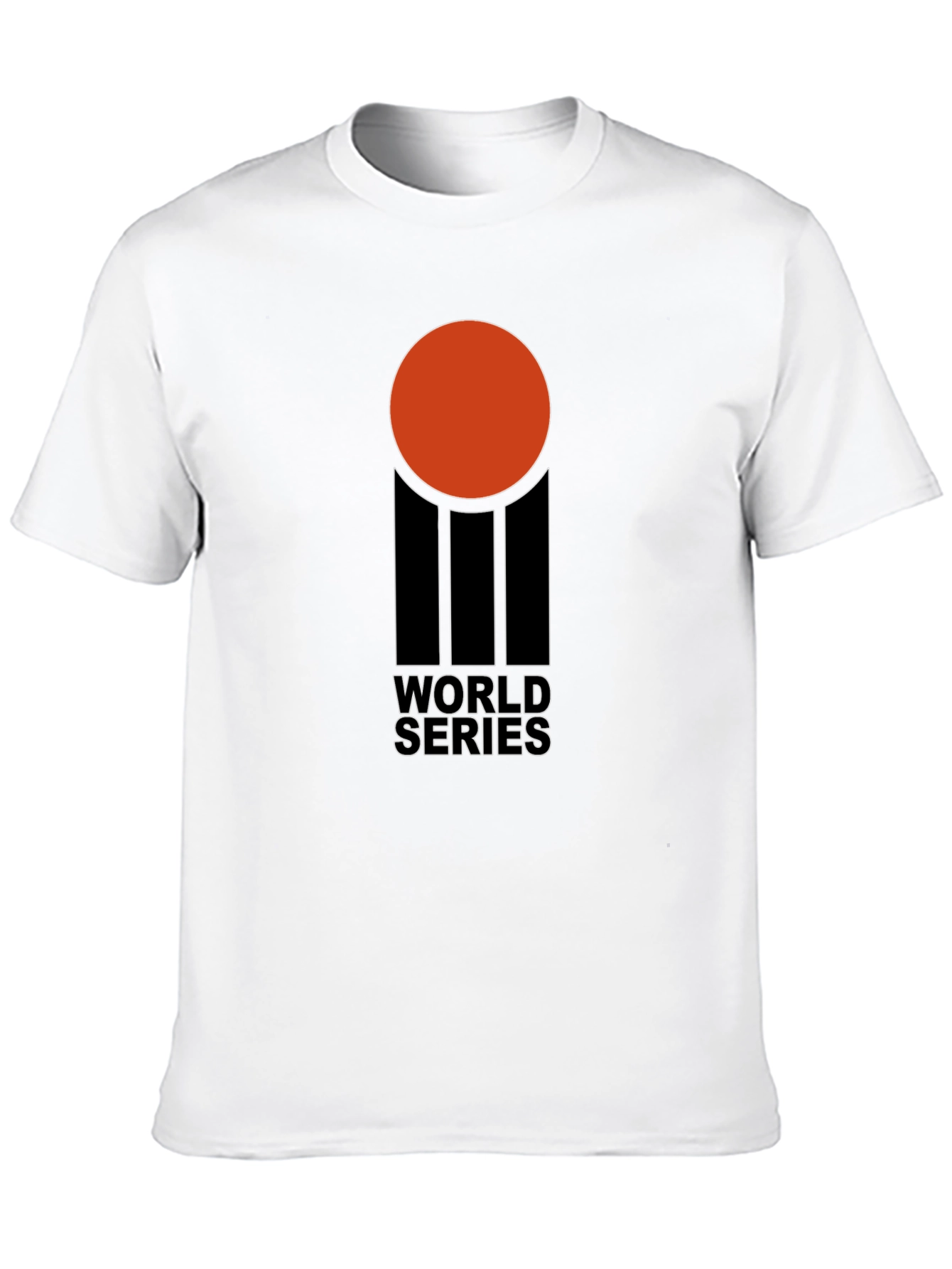 Retro World Series Graphic T-Shirt - Black