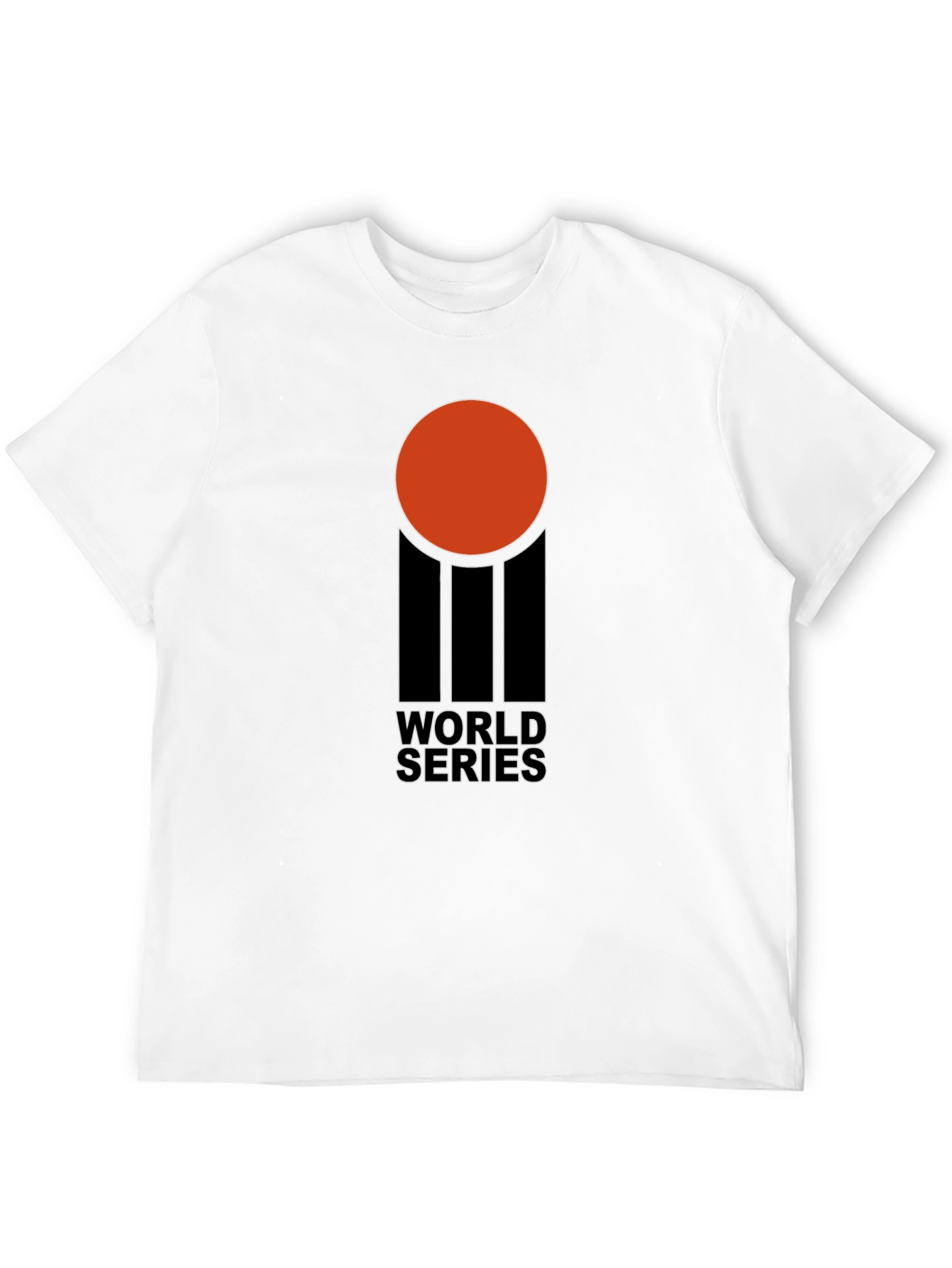 Retro World Series Graphic T-Shirt - Black