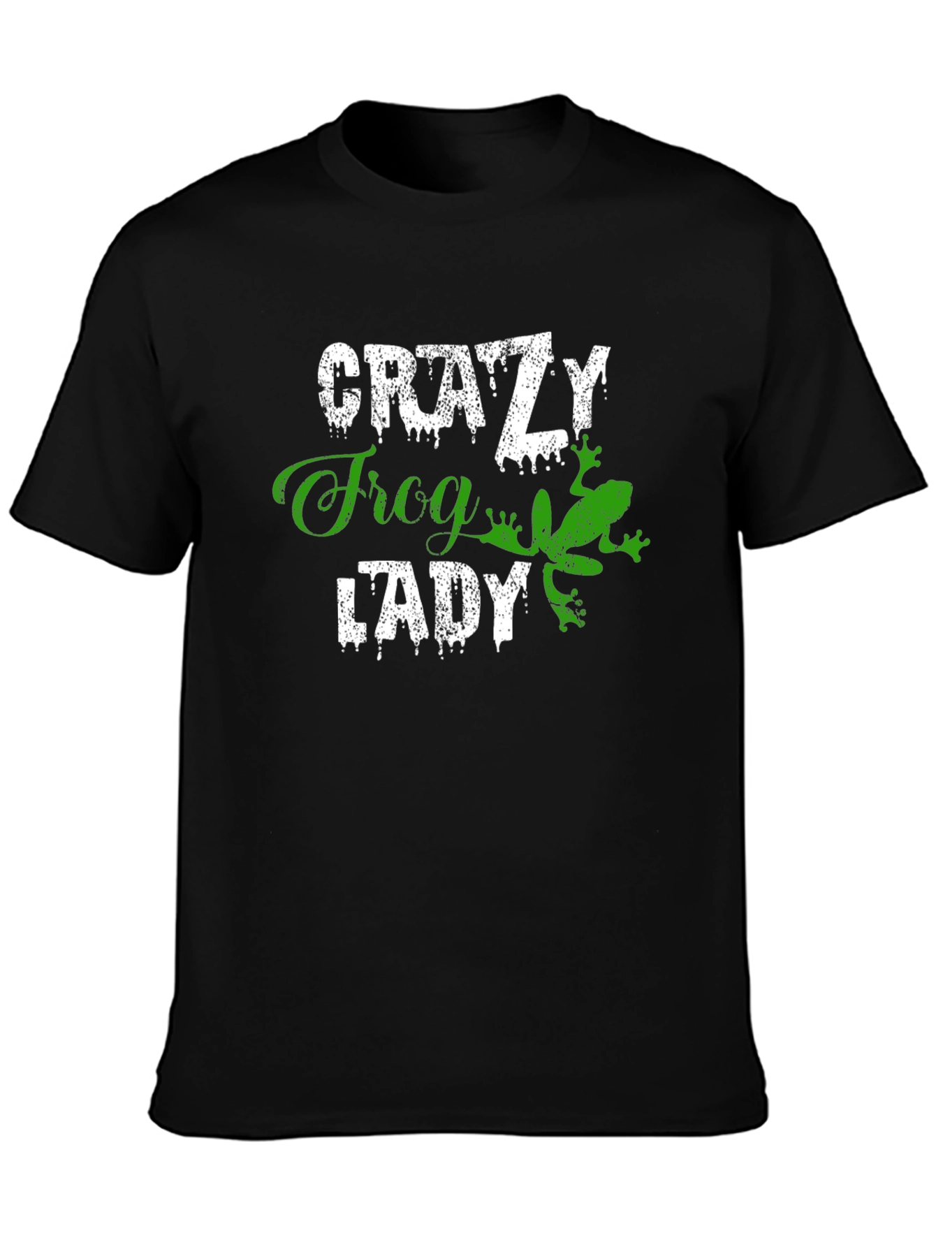 Crazy Frog Lady Graphic T-Shirt
