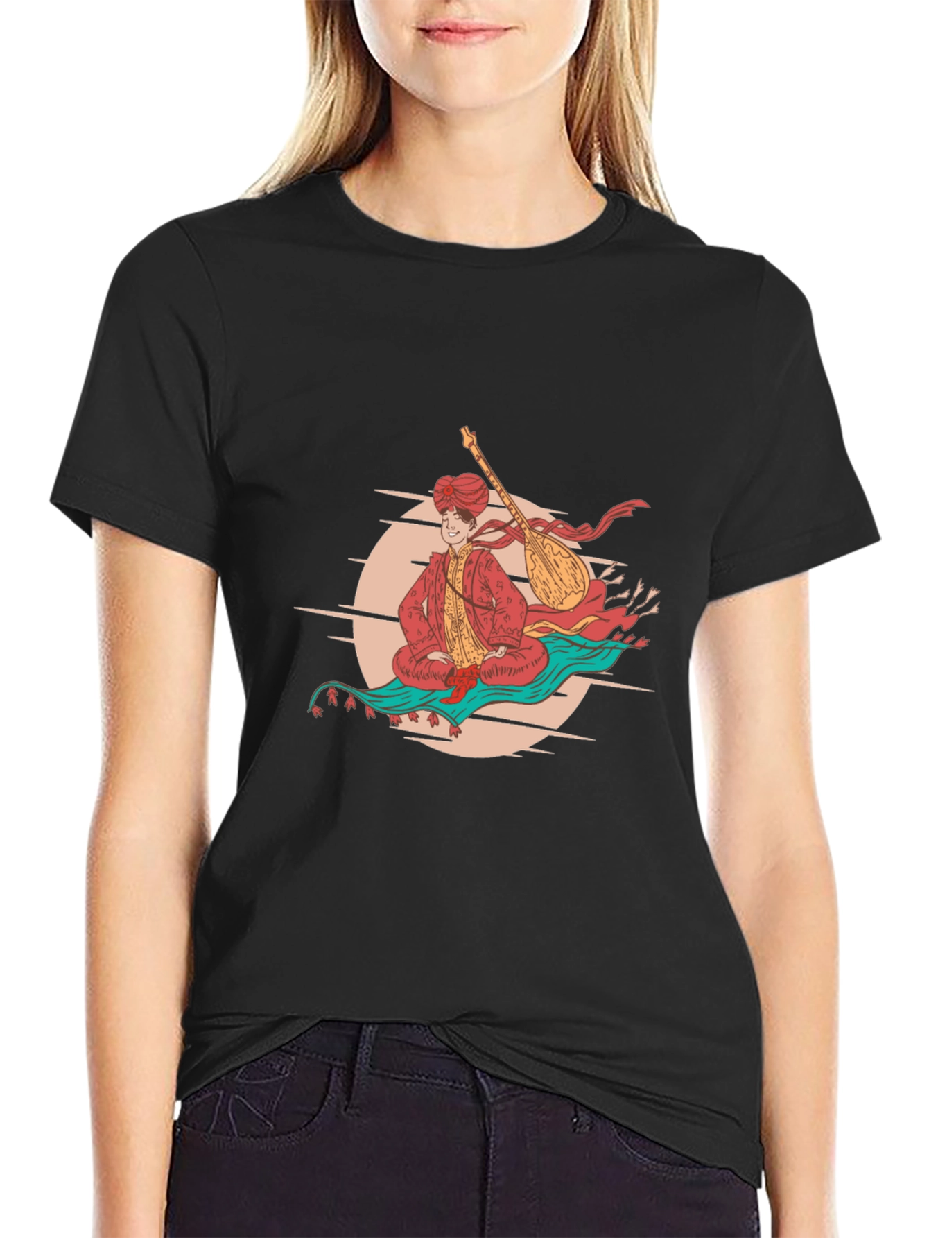 Magic Carpet Ride Graphic T-Shirt - Black