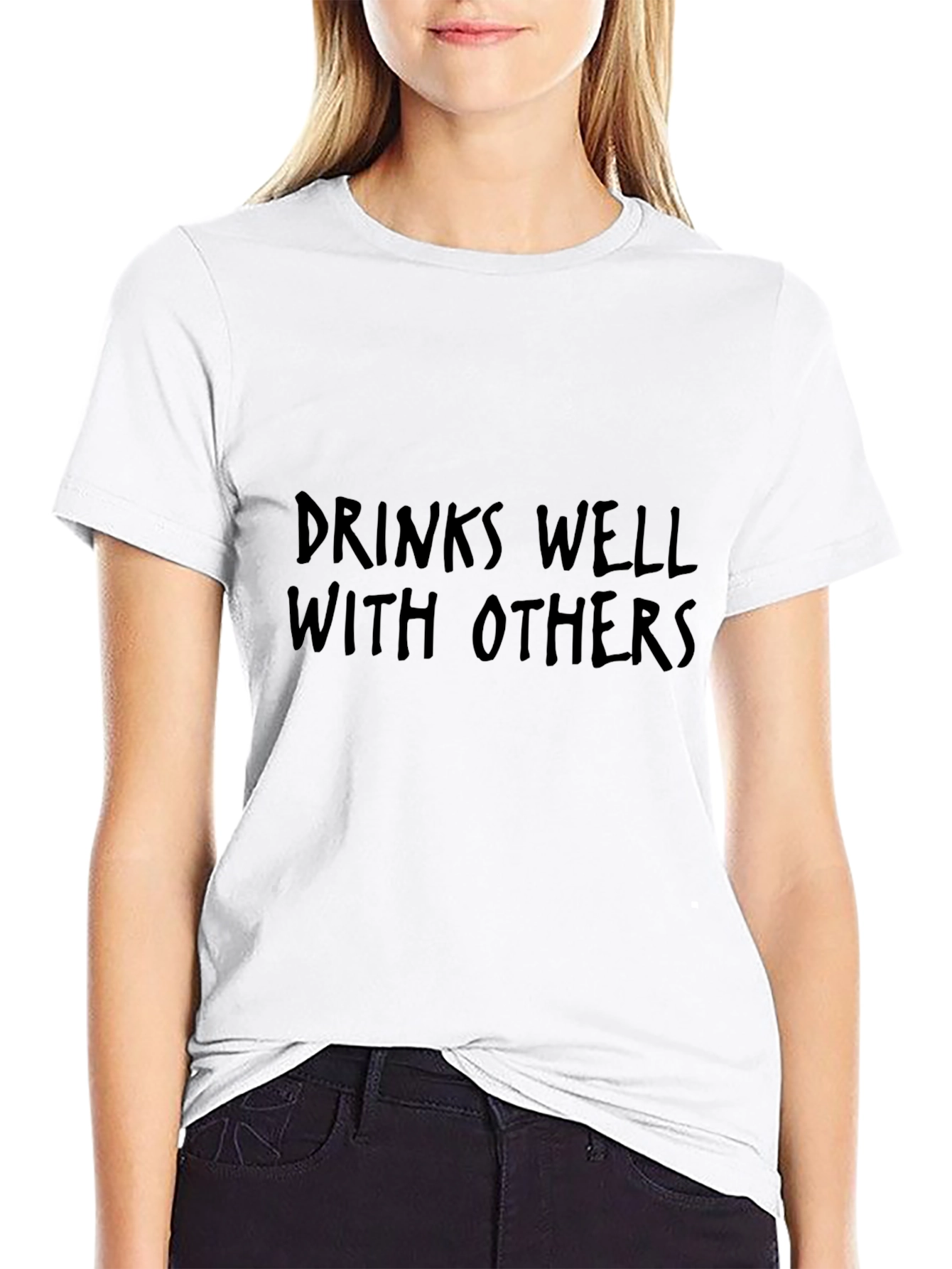 Drinks Well With Others Graphic Tee