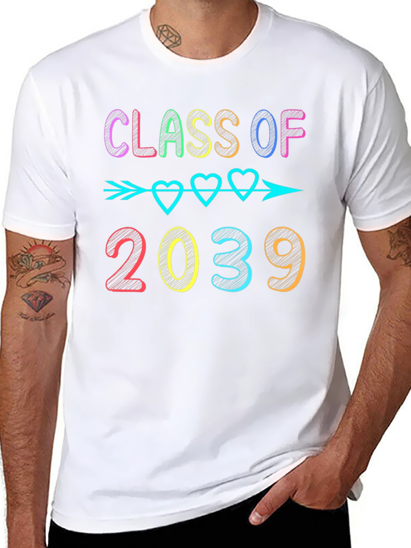 Class of 2039 T-Shirt Graduation Tee
