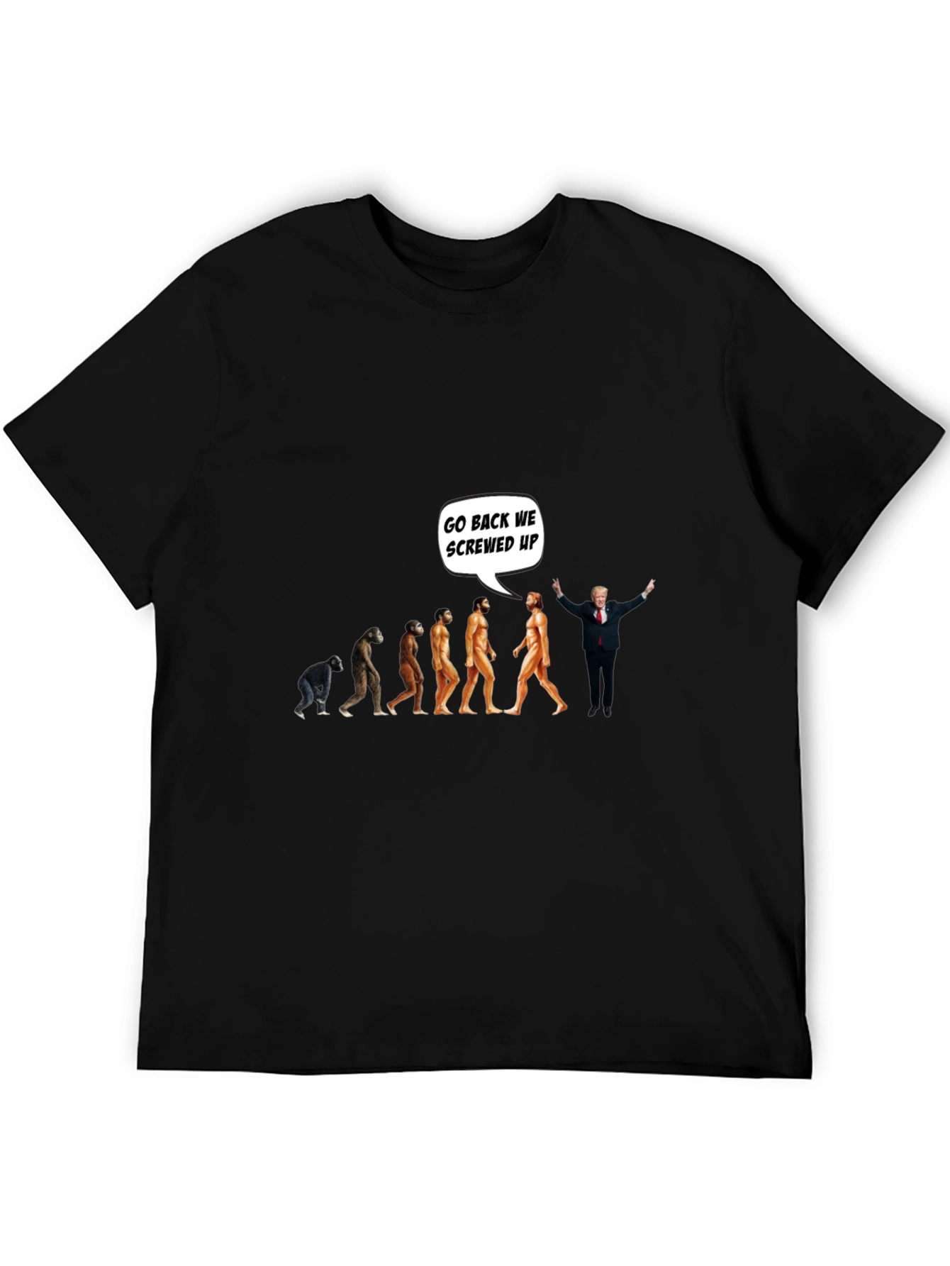 Funny Evolution Graphic T-Shirt