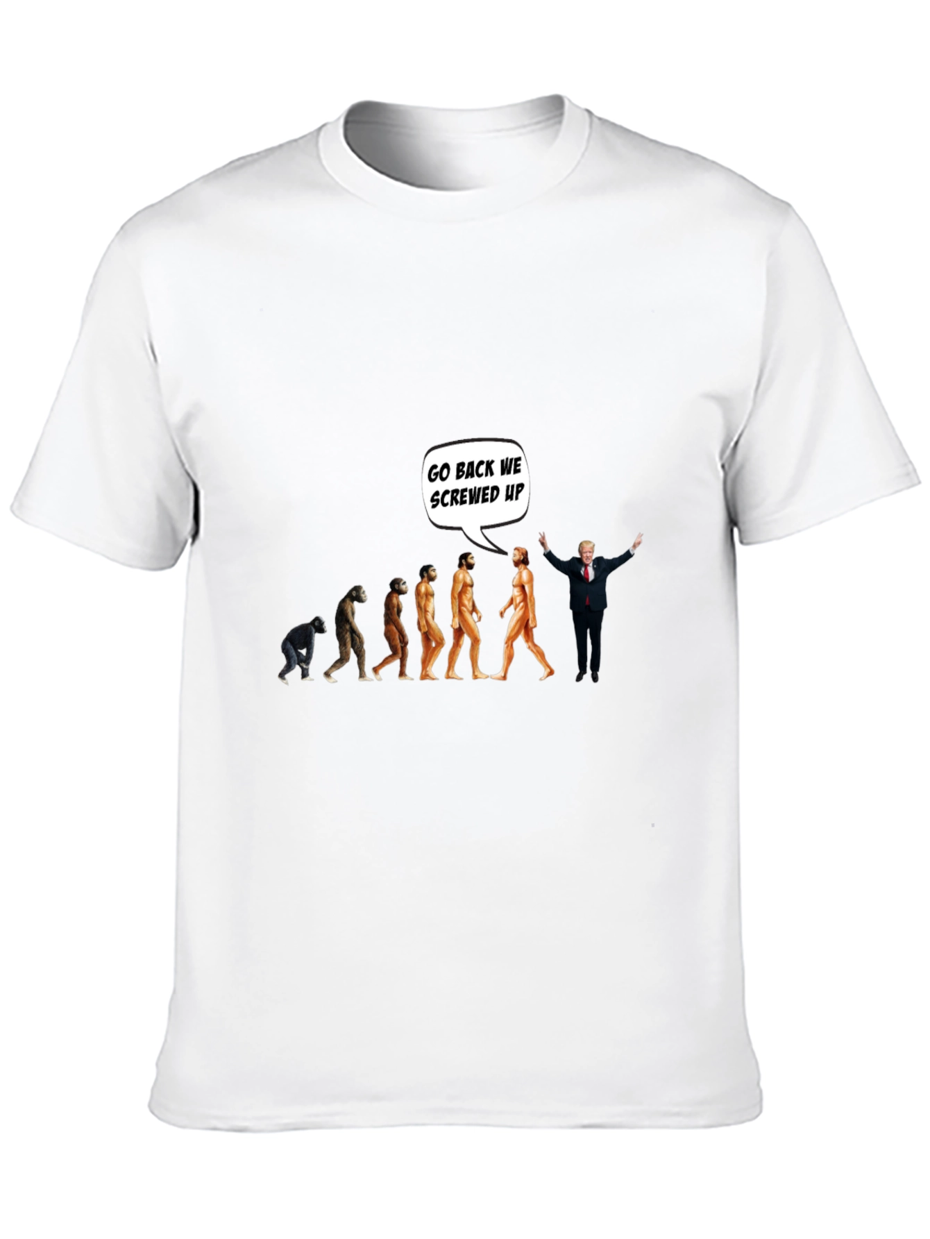 Funny Evolution Graphic T-Shirt