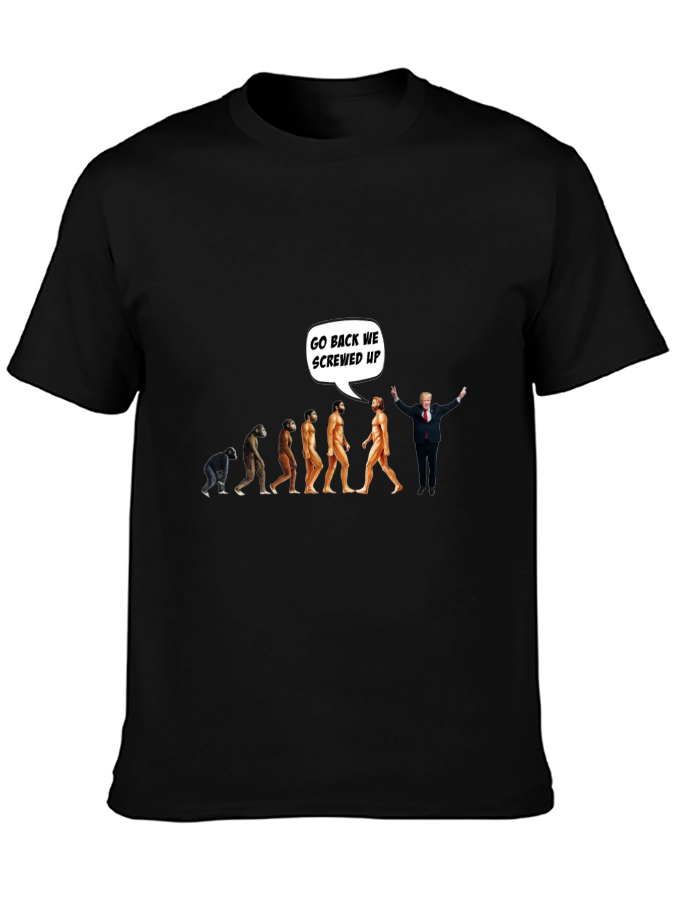 Funny Evolution Graphic T-Shirt