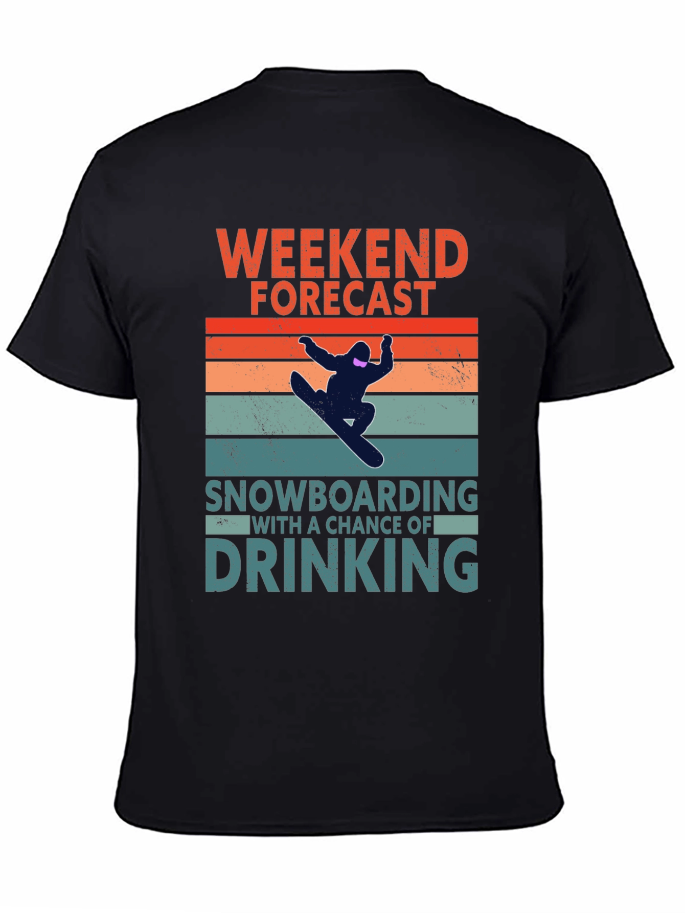 Weekend Forecast Snowboarding T-Shirt