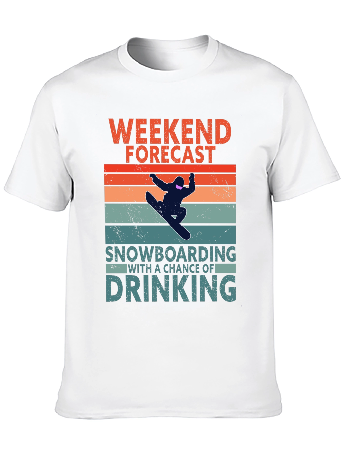Weekend Forecast Snowboarding T-Shirt