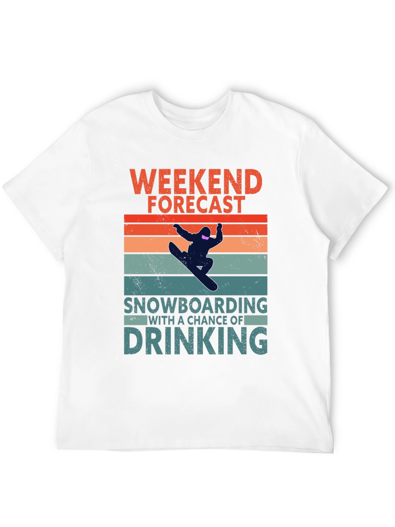 Weekend Forecast Snowboarding T-Shirt