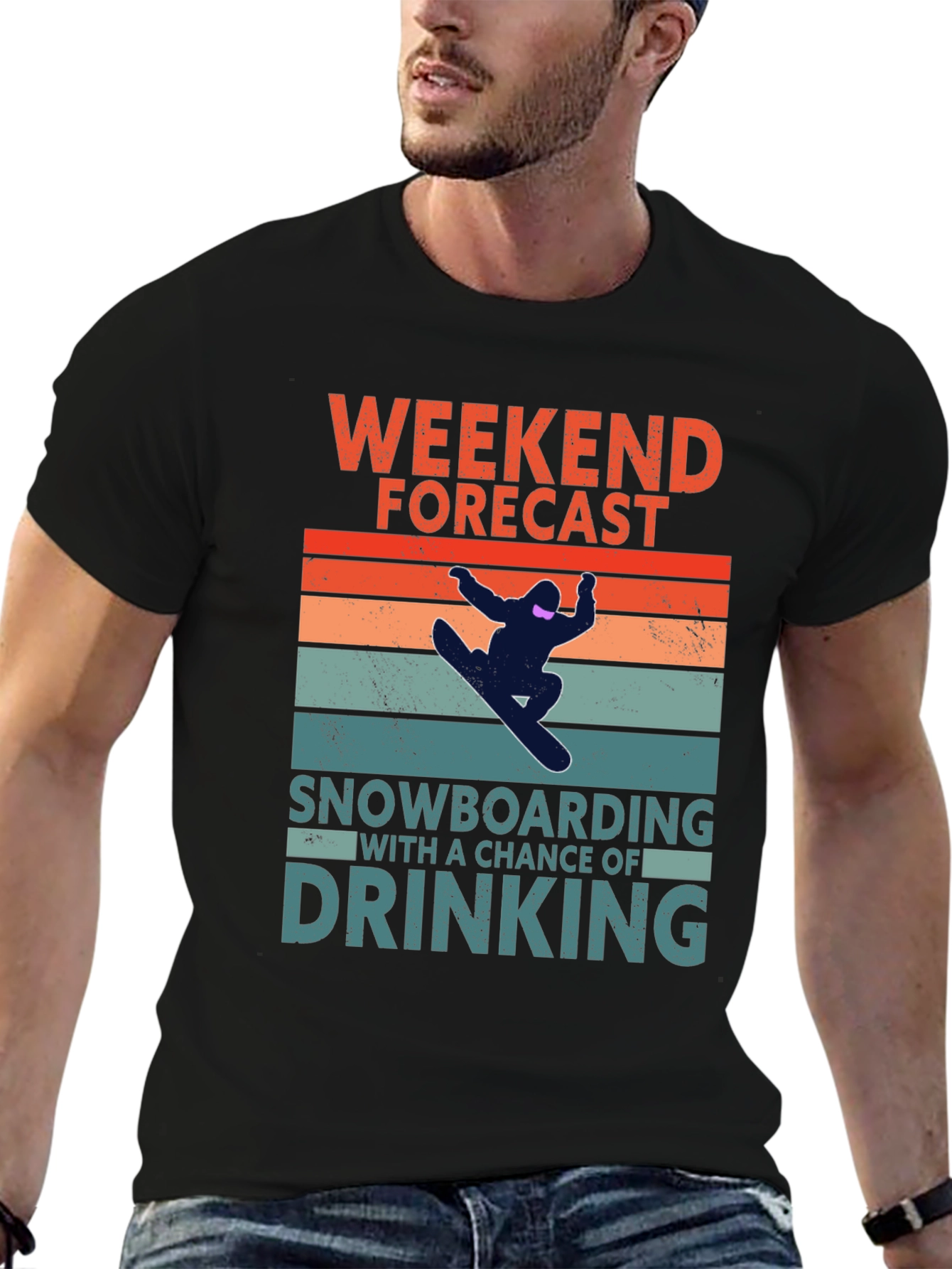 Weekend Forecast Snowboarding T-Shirt