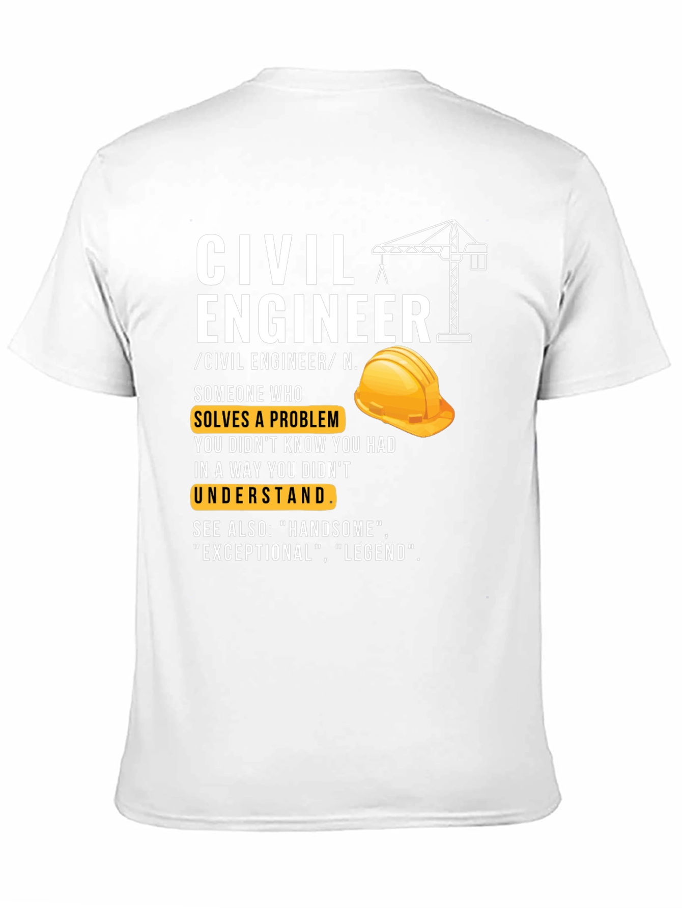 Civil Engineer Definition Graphic Tee