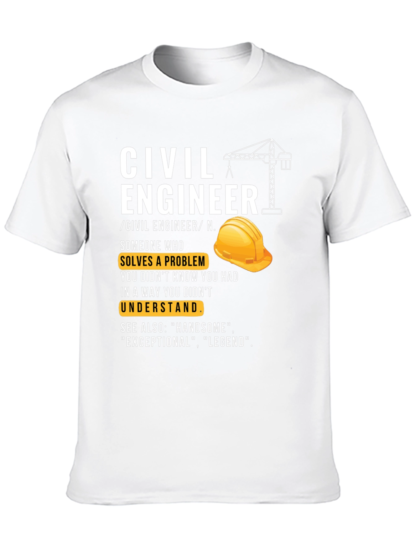 Civil Engineer Definition Graphic Tee
