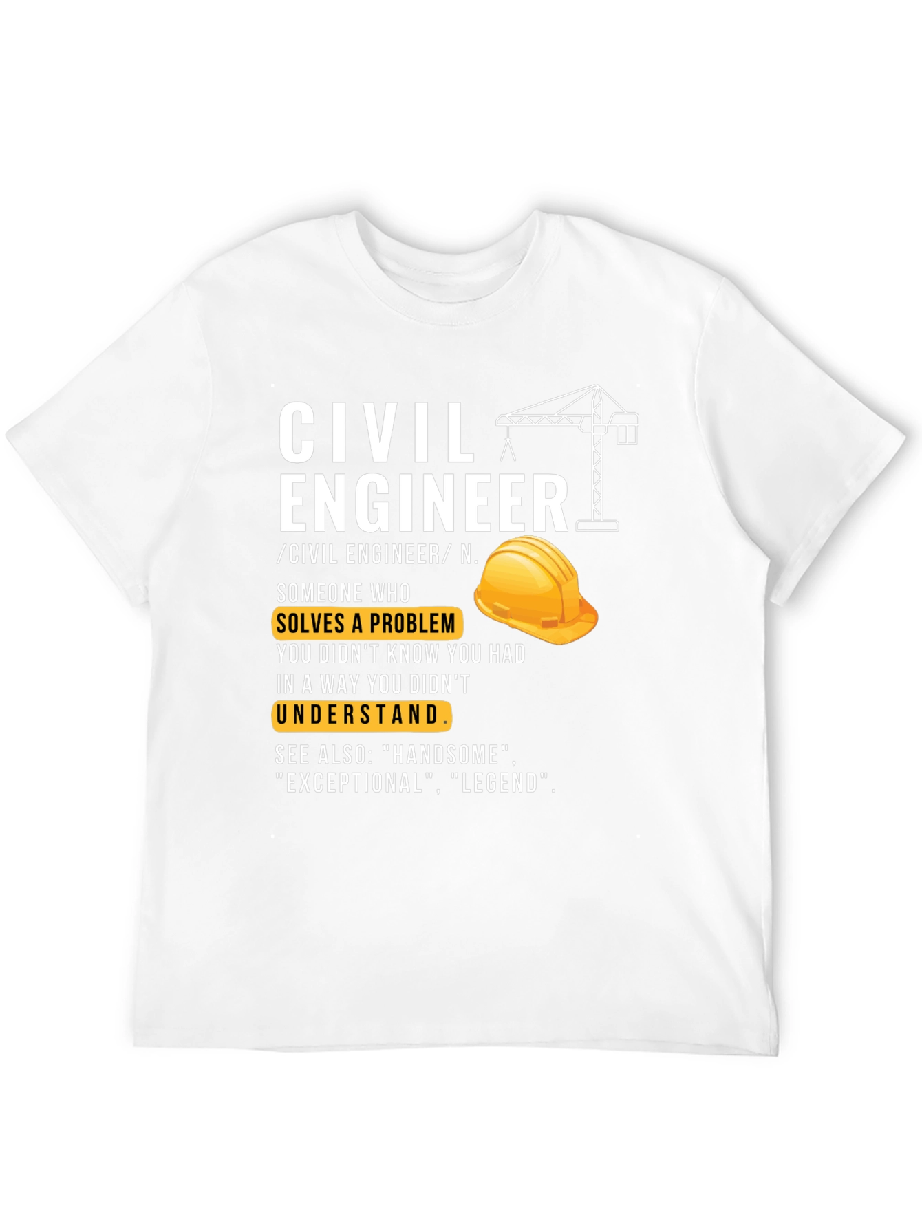 Civil Engineer Definition Graphic Tee