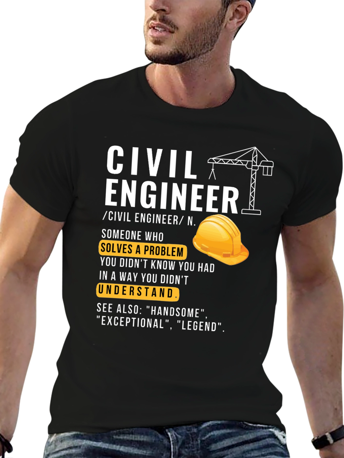Civil Engineer Definition Graphic Tee