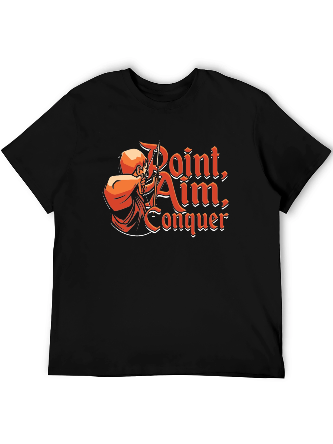 Point Aim Conquer Graphic T-Shirt